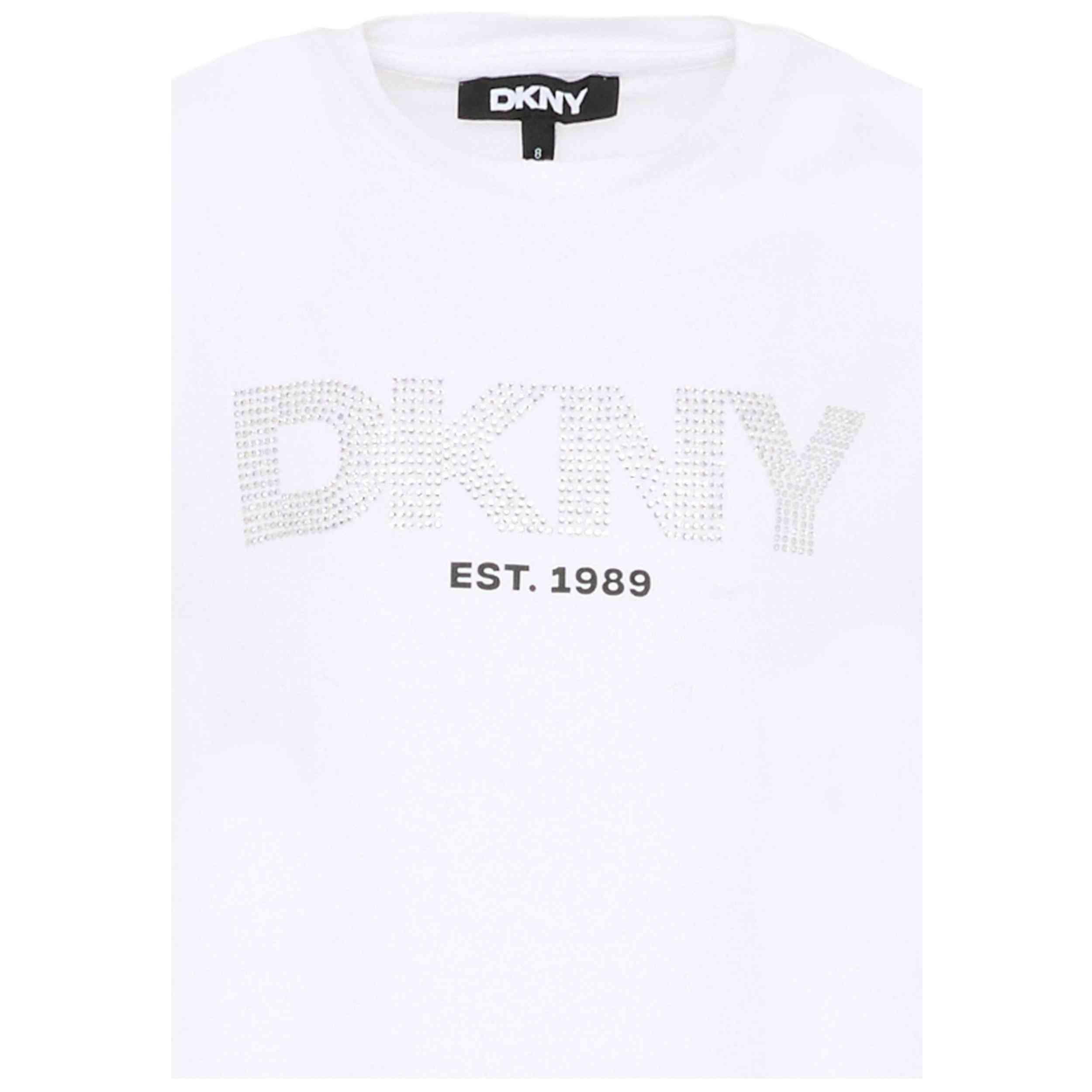 Kurzarmshirt Dkny Modell D62619-10P für mädchen 3/3