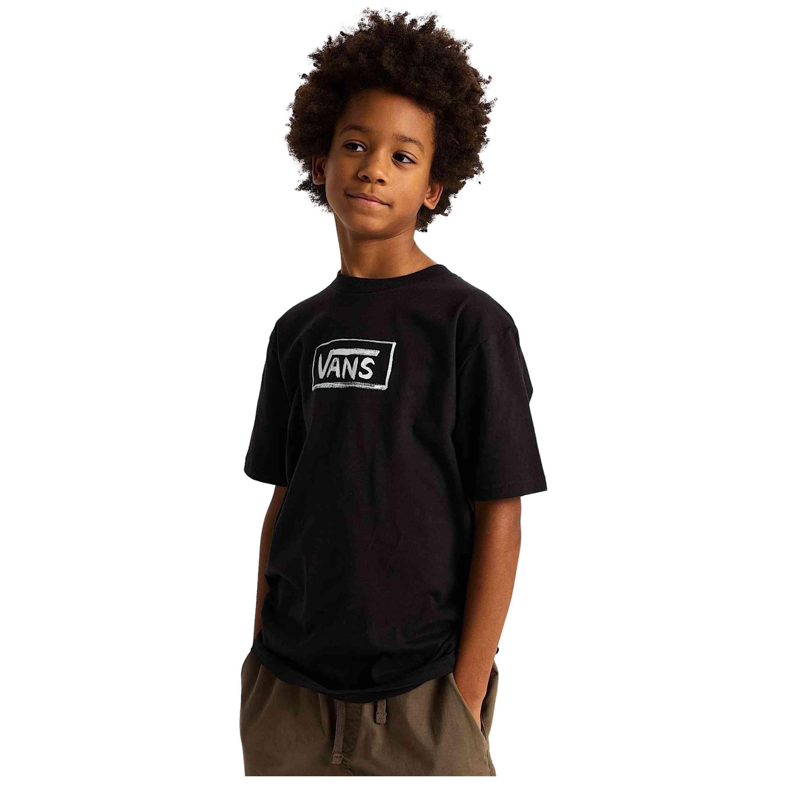 T-shirt Vans model Vans On Canvas SS Black for unisex children 3/5