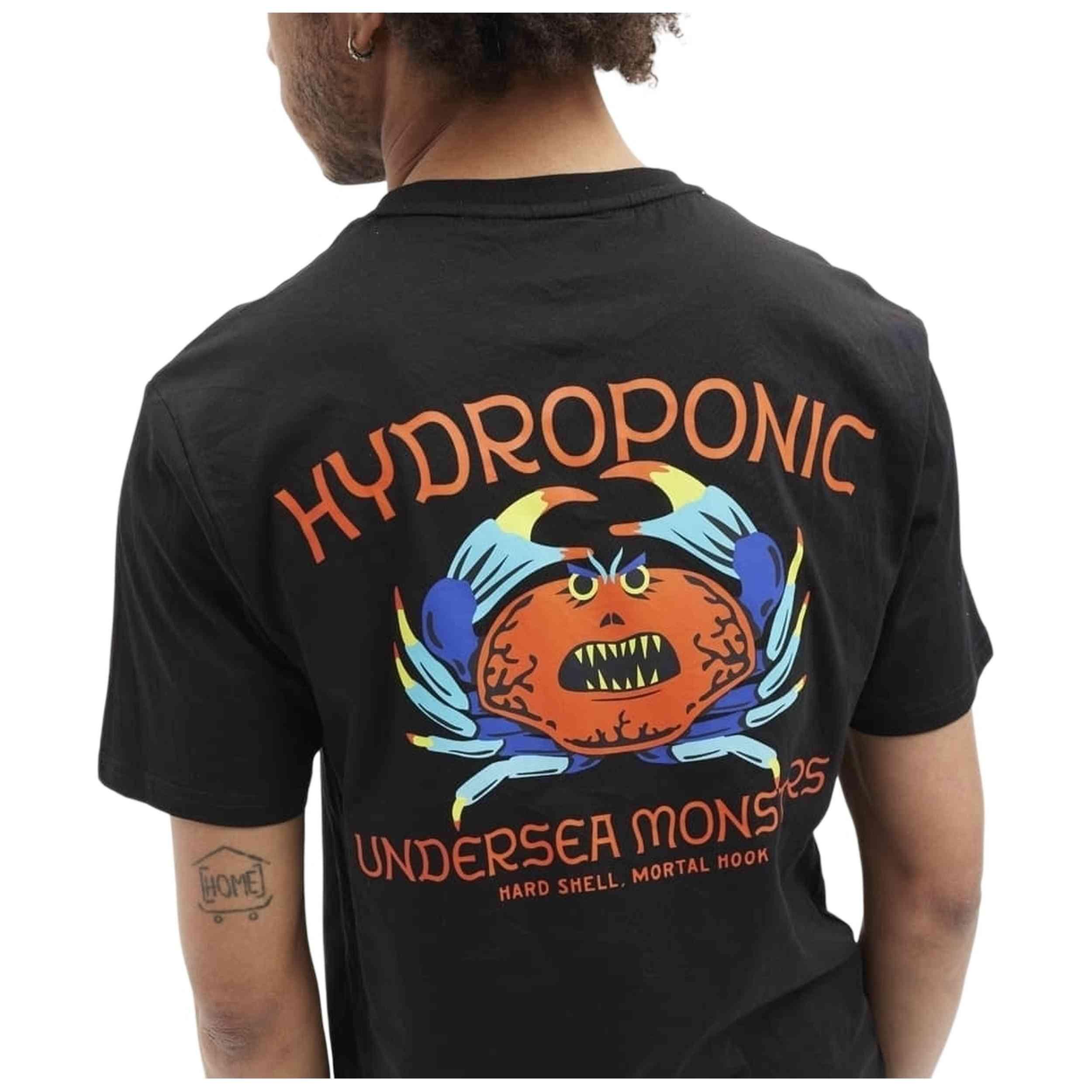 T-shirt met korte mouwen Hydroponic model 24502-02-BLK voor mannen 3/3