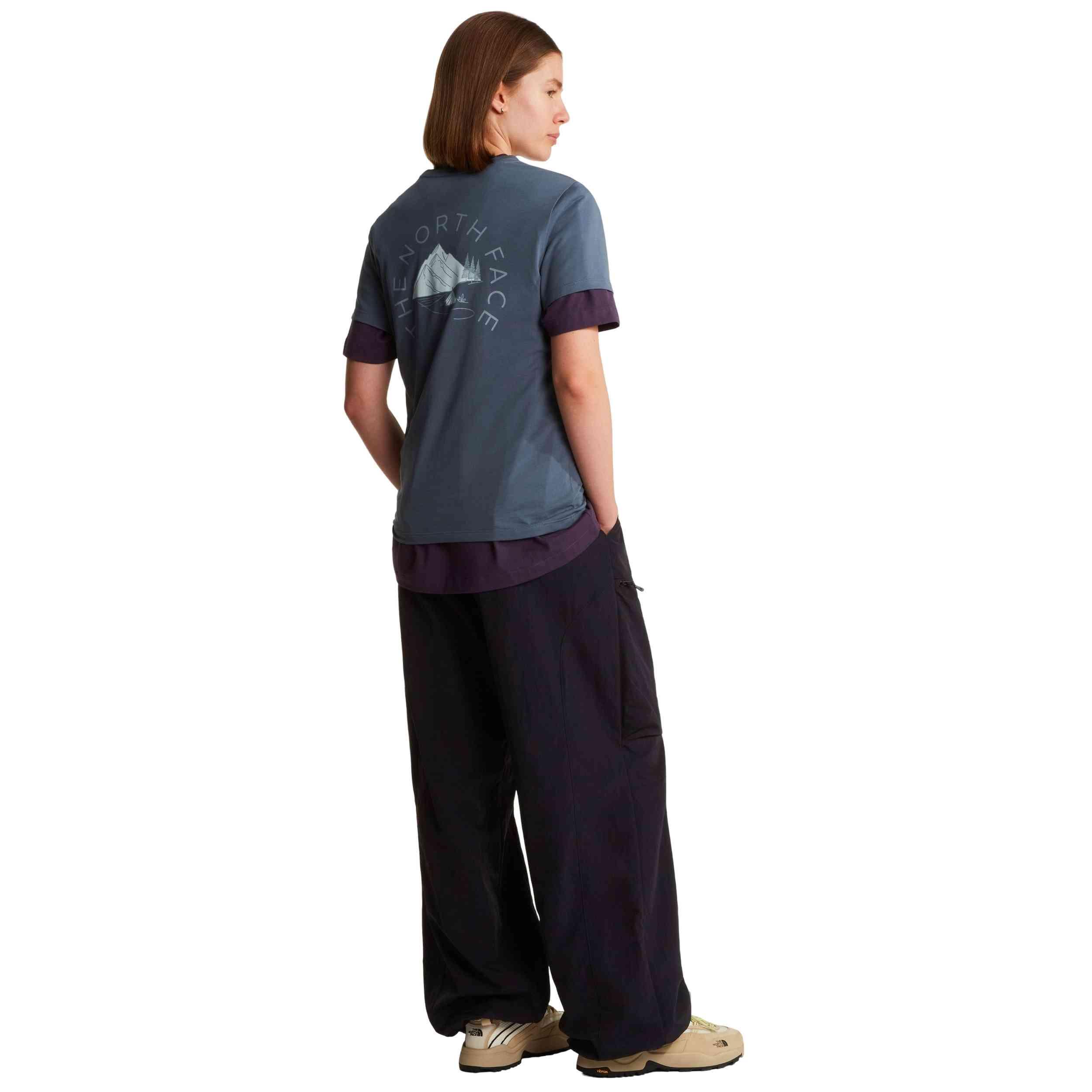 T-shirt met korte mouwen The north face model W MONTE REGULAR SHORT voor vrouwen 3/3