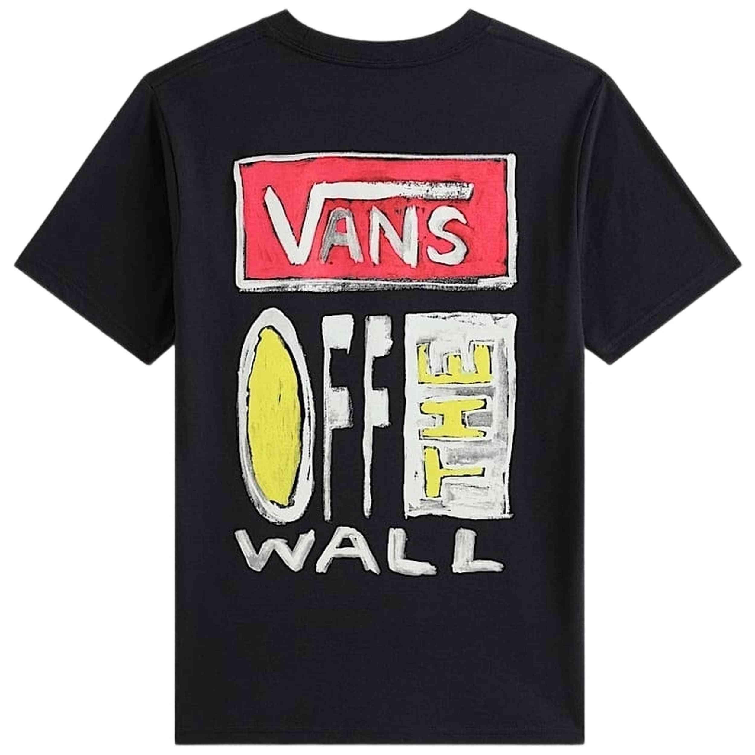 T-shirt Vans model Vans On Canvas SS Black for unisex children 2/5