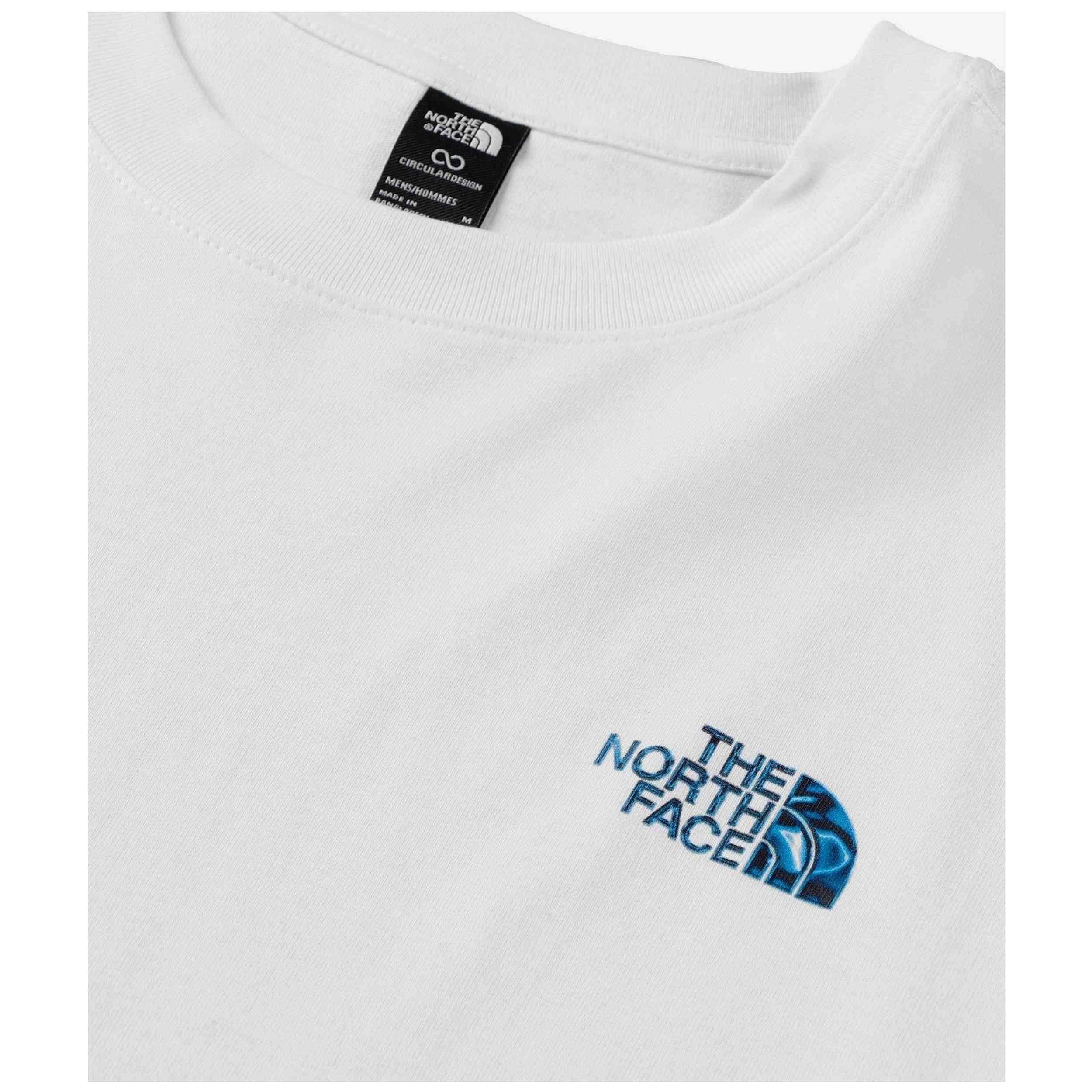 T-shirt The north face modèle Liquid Box NSE pour homme 4/4