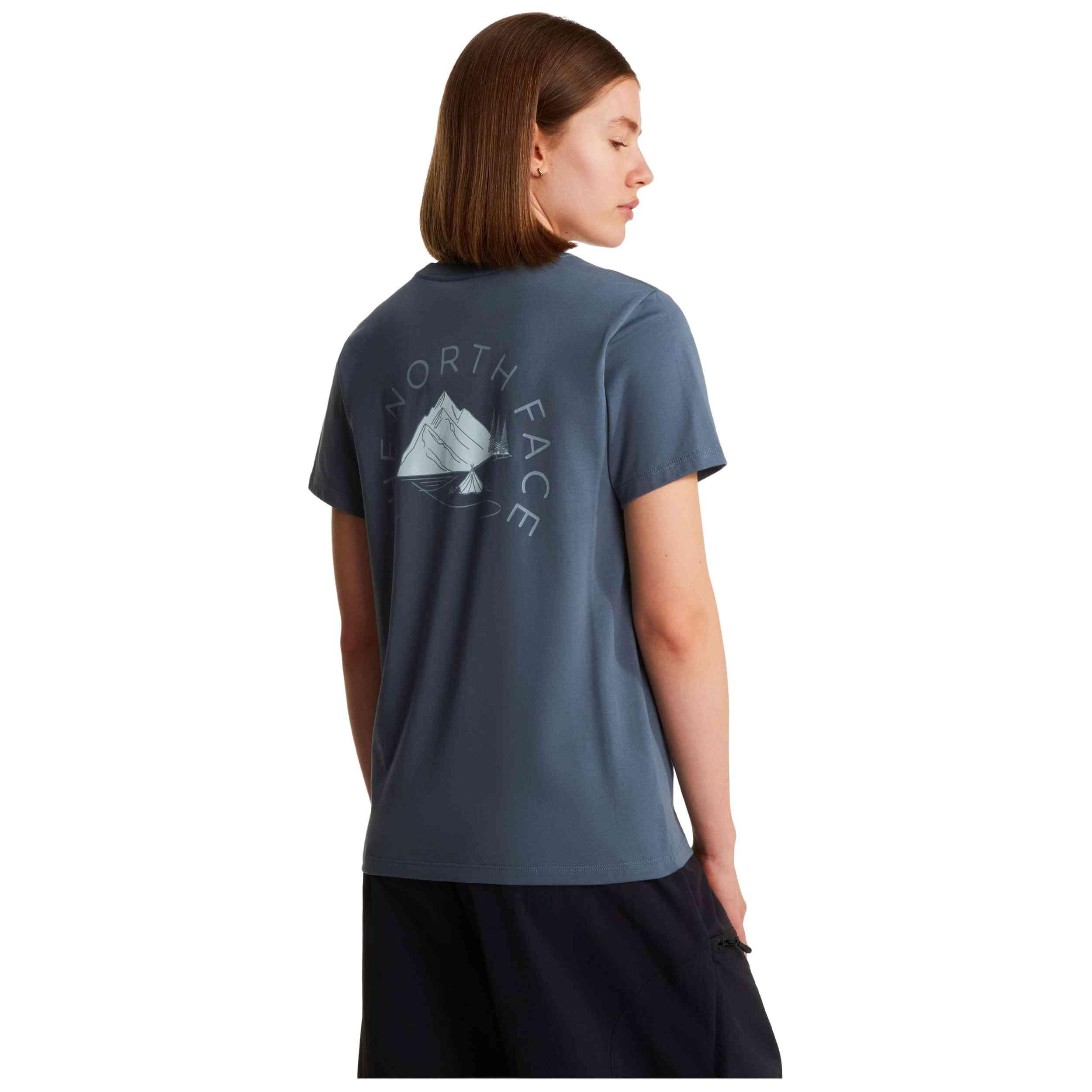 T-shirt met korte mouwen The north face model W MONTE REGULAR SHORT voor vrouwen 2/3