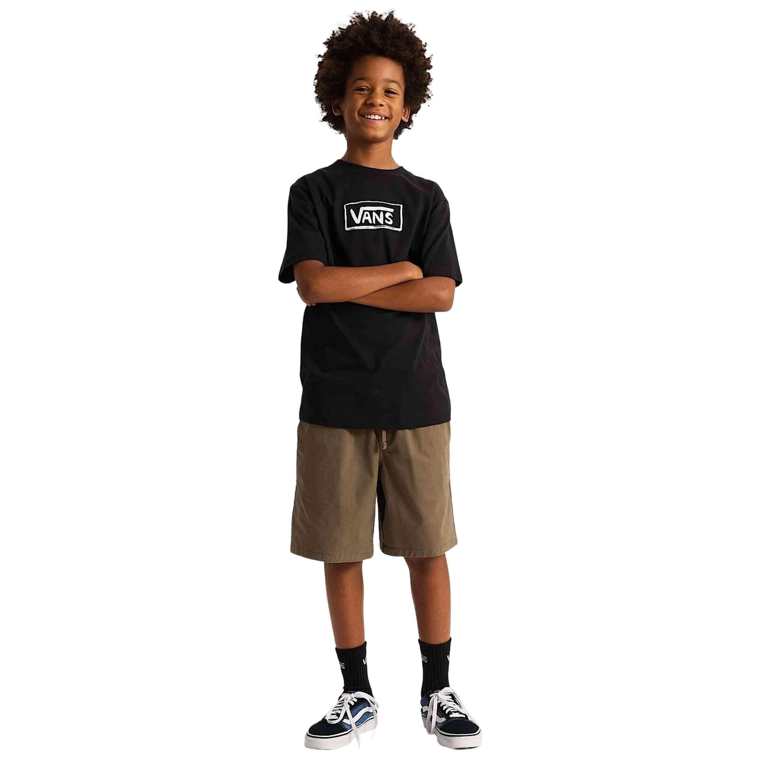 T-shirt Vans model Vans On Canvas SS Black for unisex children 5/5
