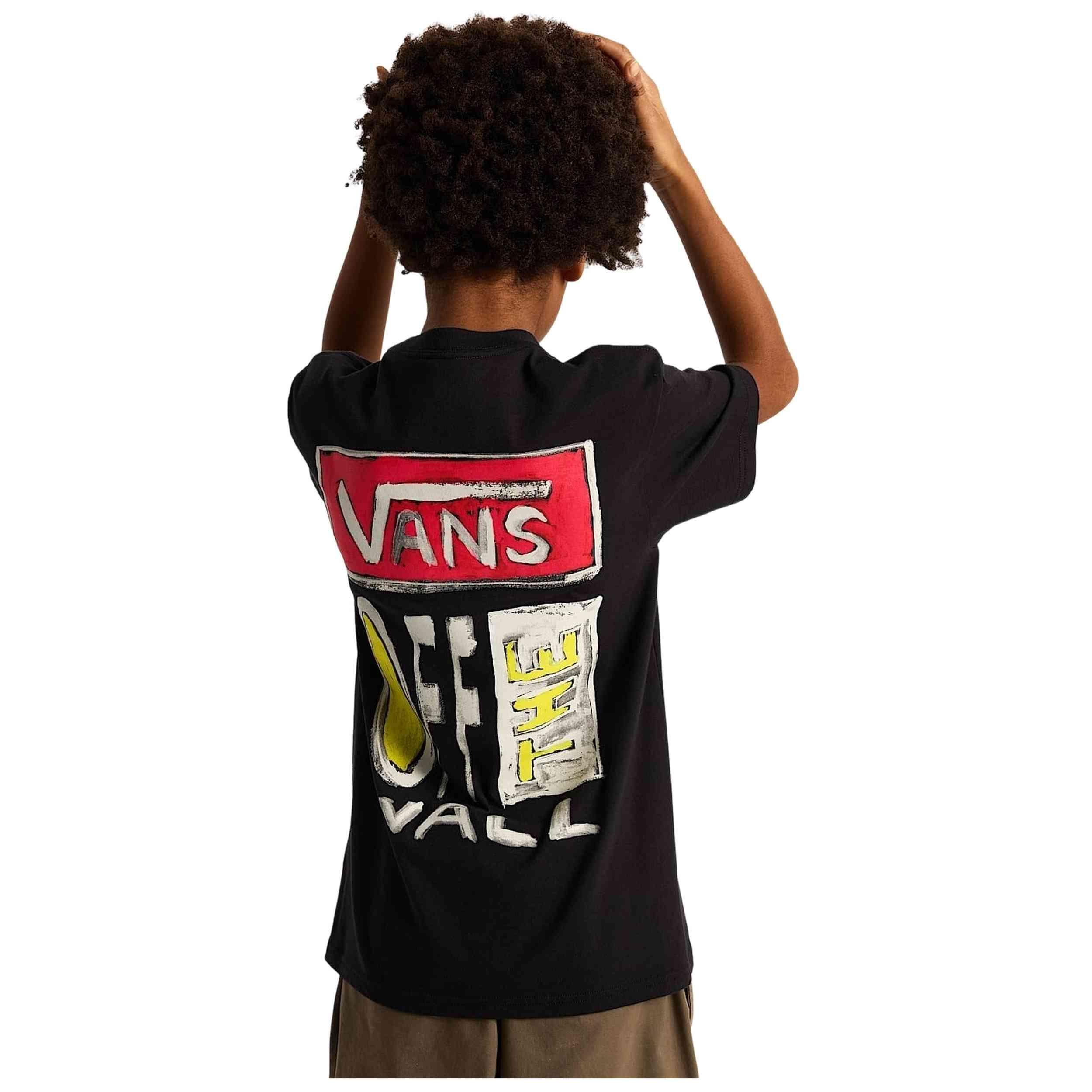T-shirt Vans model Vans On Canvas SS Black for unisex children 4/5
