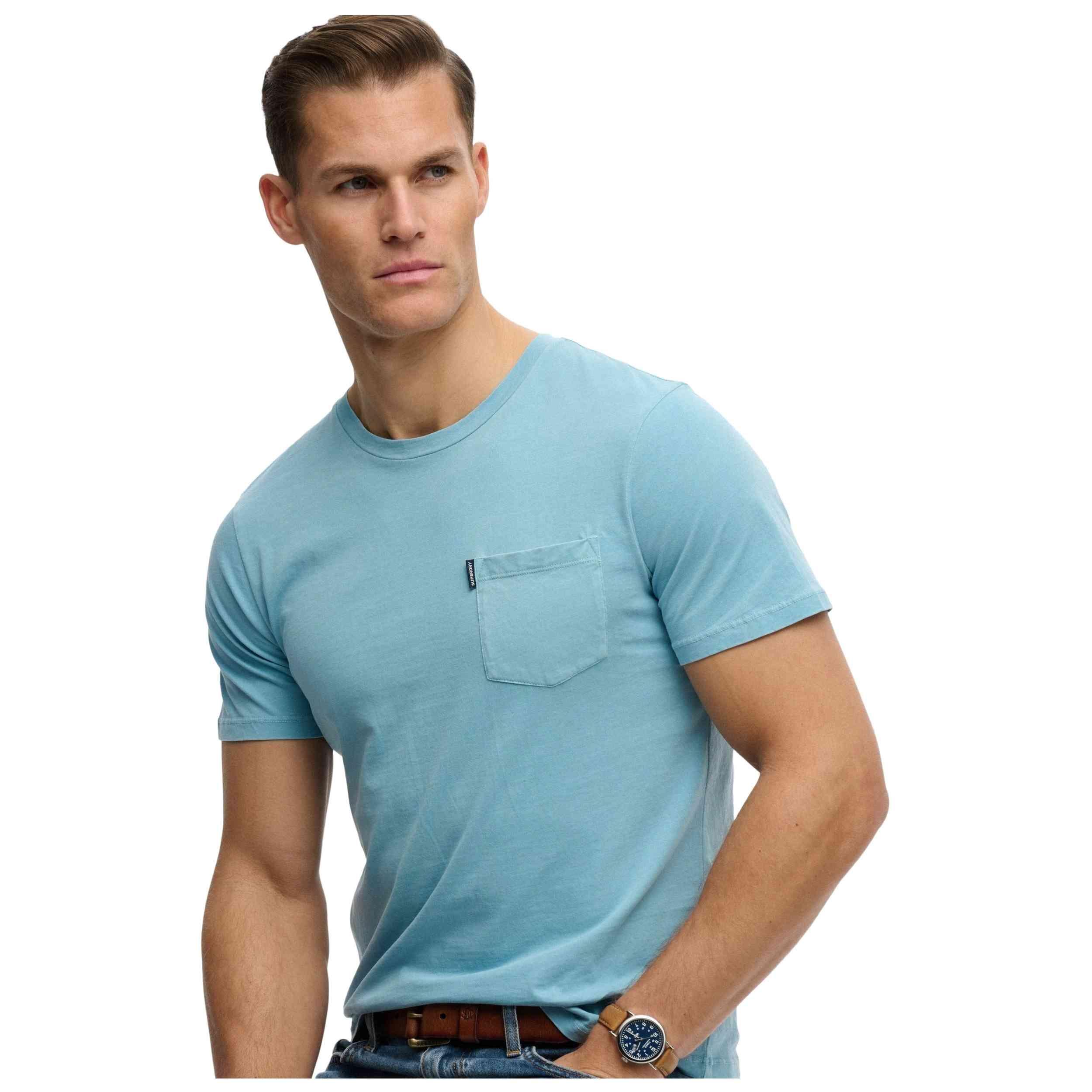 Maglia a maniche corte Superdry modello M1012206A-WTY per uomini 4/5