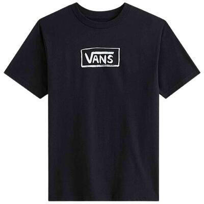 T-shirt met korte mouwen vans model vans on canvas ss black voor unisex jongens