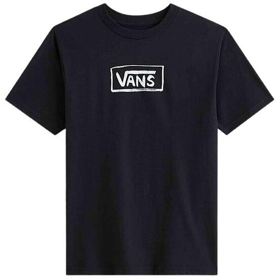 Maglia a maniche corte Vans modello Vans On Canvas SS Black per unisex ragazzi