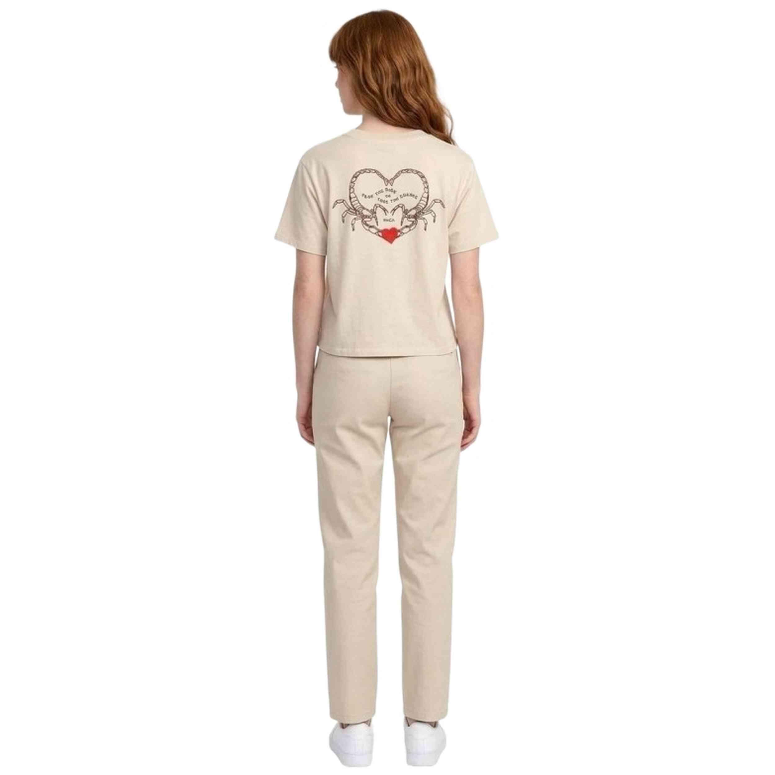 T-shirt Rvca modèle EVJZT00177-CER pour femmes 3/4