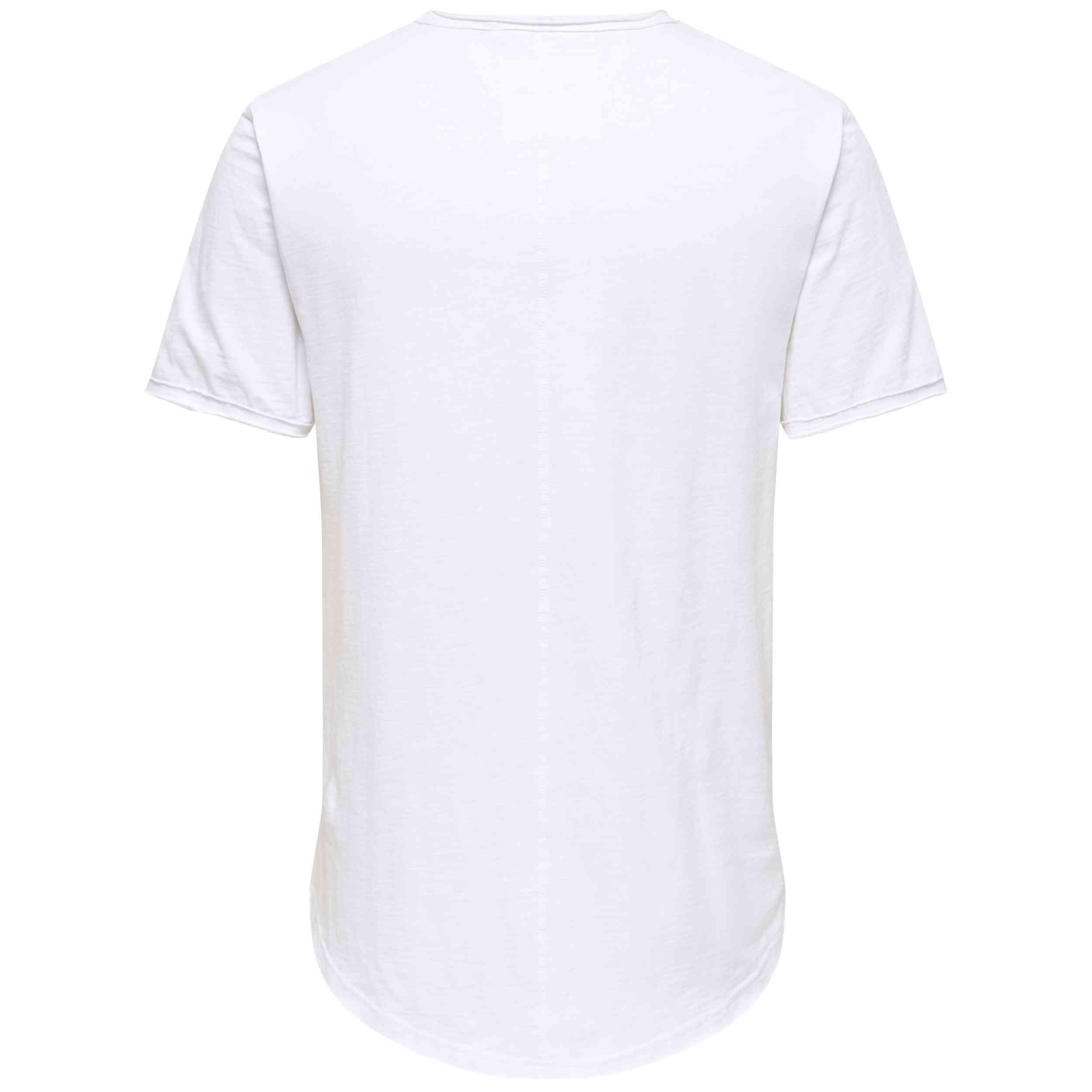T-shirt met korte mouwen Only & sons model 22017822-white voor mannen 2/5
