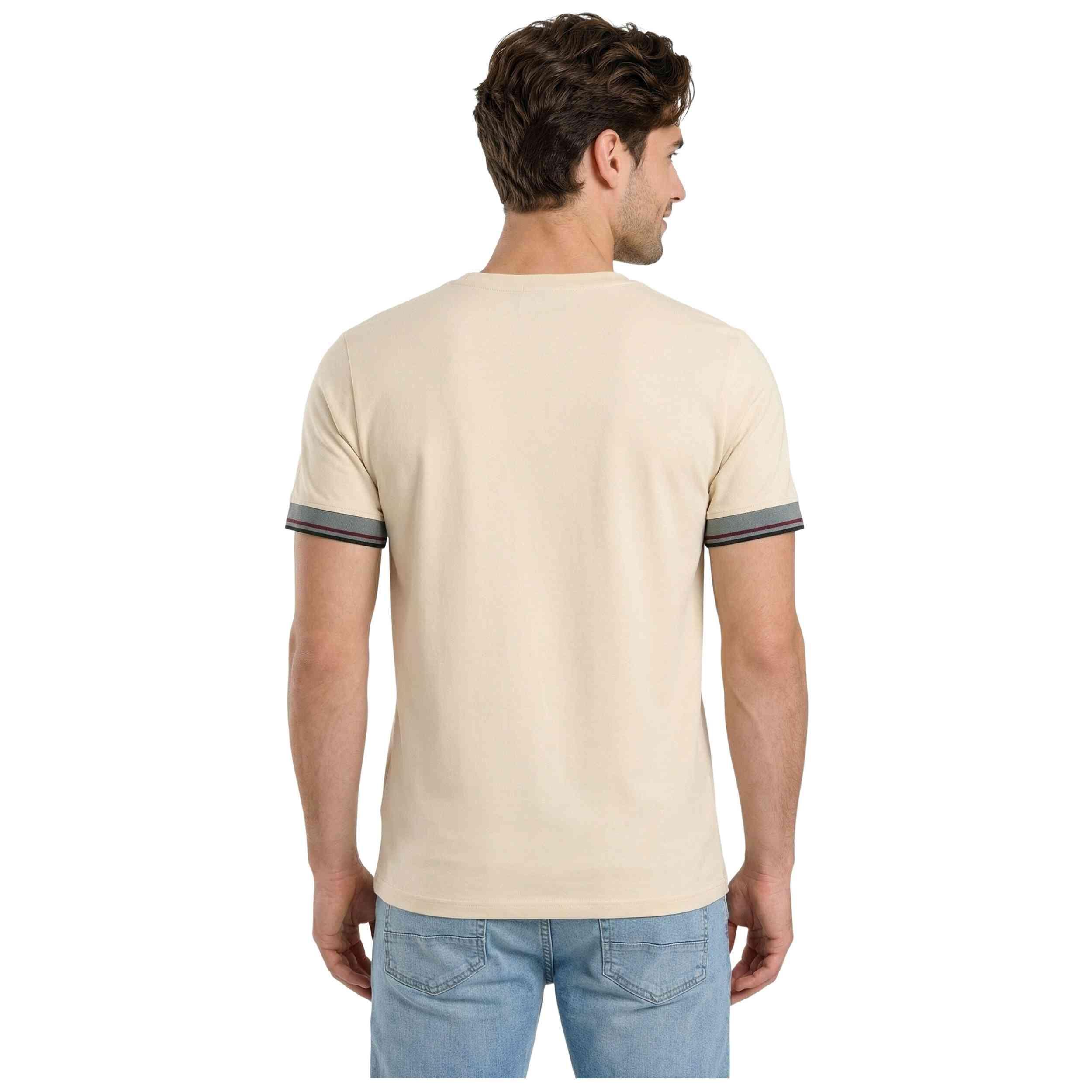 T-shirt met korte mouwen Fred perry model Twin Tipped Cuff T-Shirt voor mannen 3/5