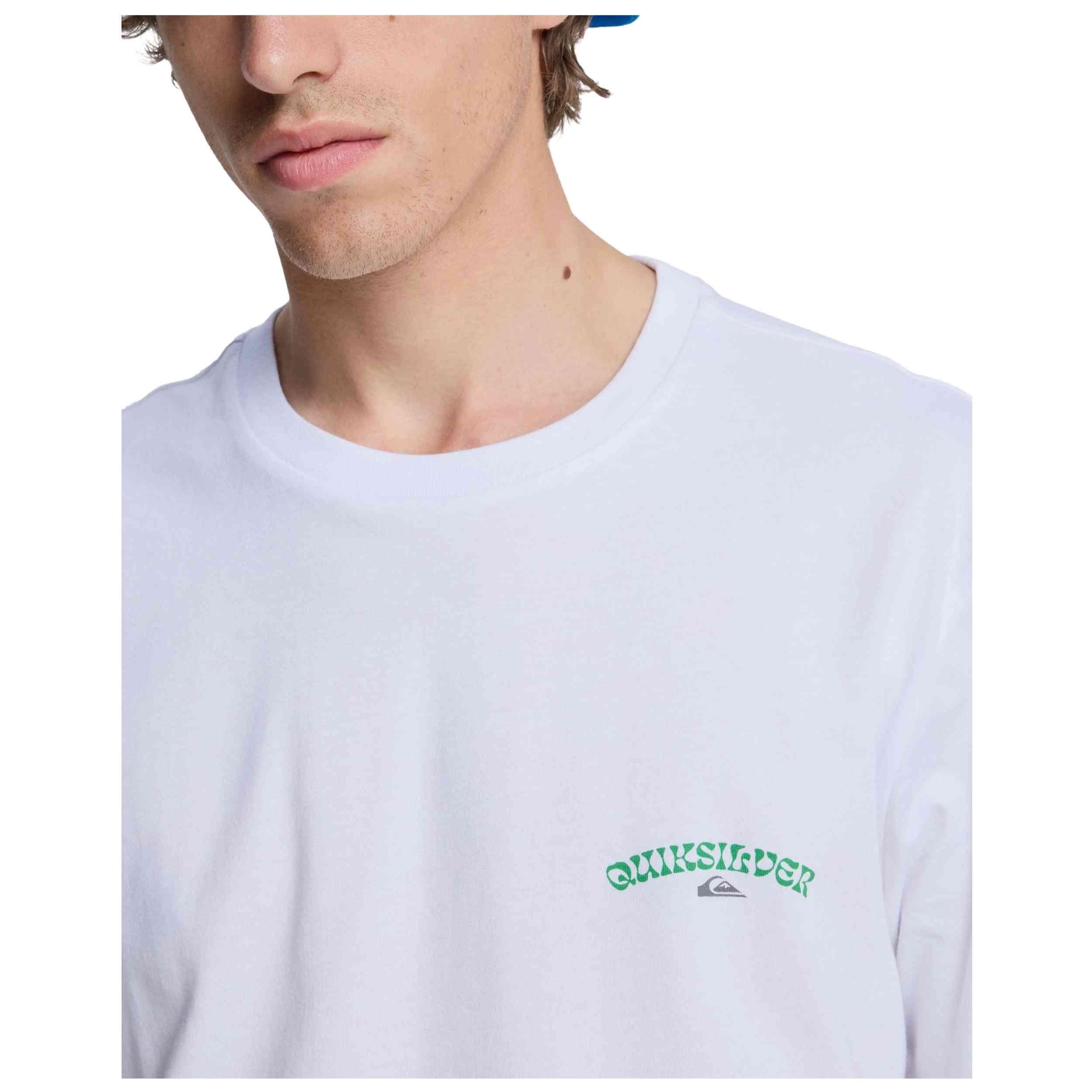 Maglia a maniche corte Quiksilver modello Tap In per uomini 3/5