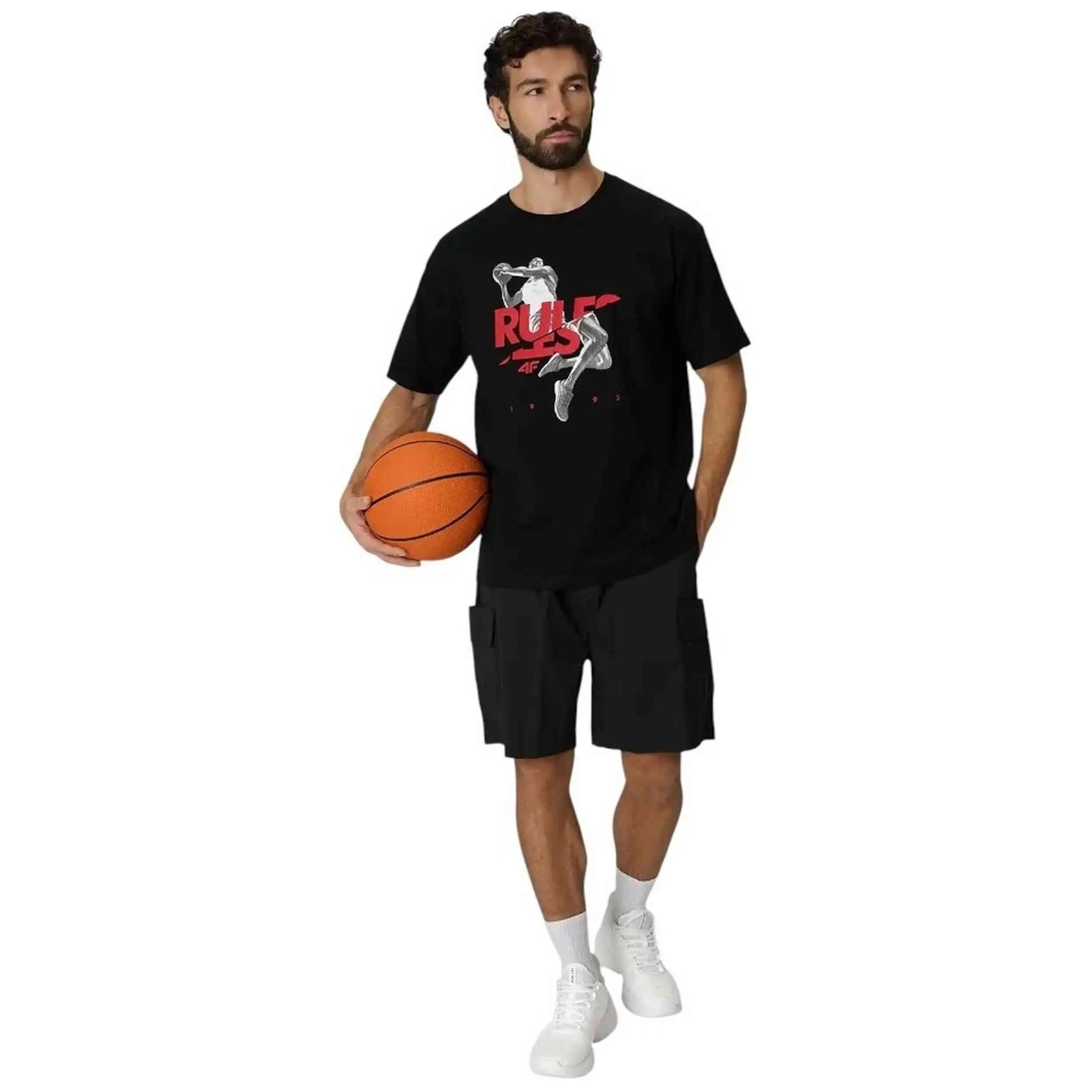 T-shirt 4F modèle WSS26TTSHM3333-20S pour homme 2/4