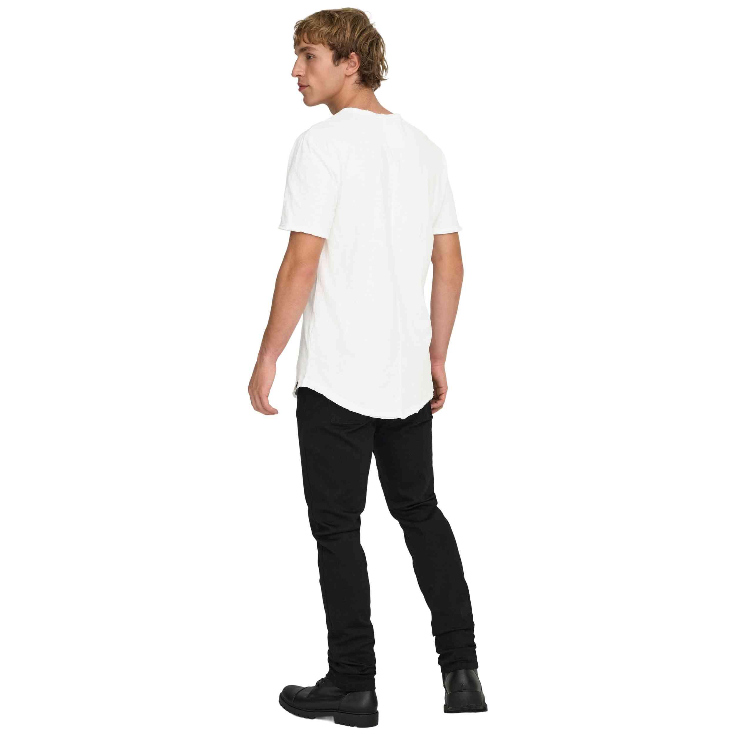 T-shirt met korte mouwen Only & sons model 22017822-white voor mannen 4/5