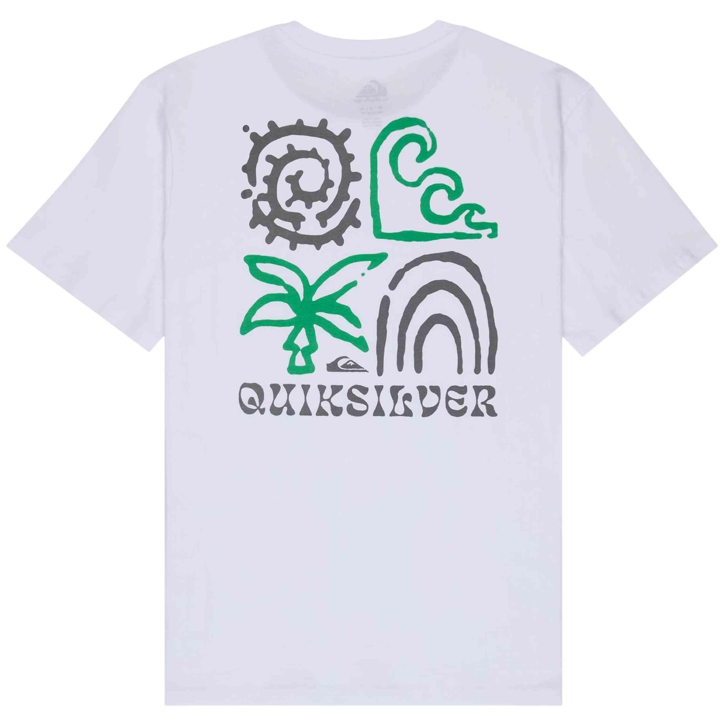 Maglia a maniche corte Quiksilver modello Tap In per uomini 2/5