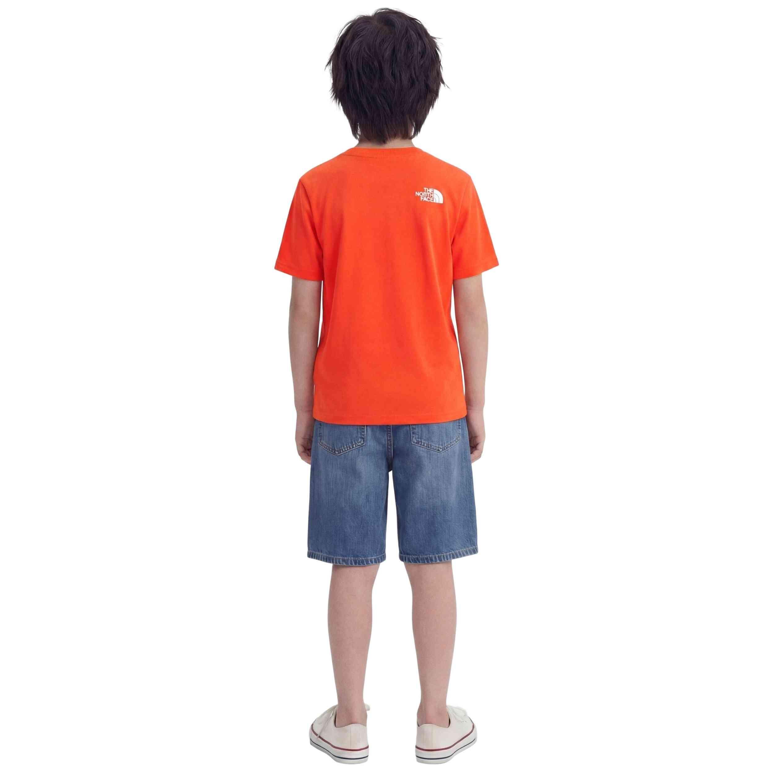 T-shirt met korte mouwen The north face model Camiseta The North Fac voor unisex 4/4