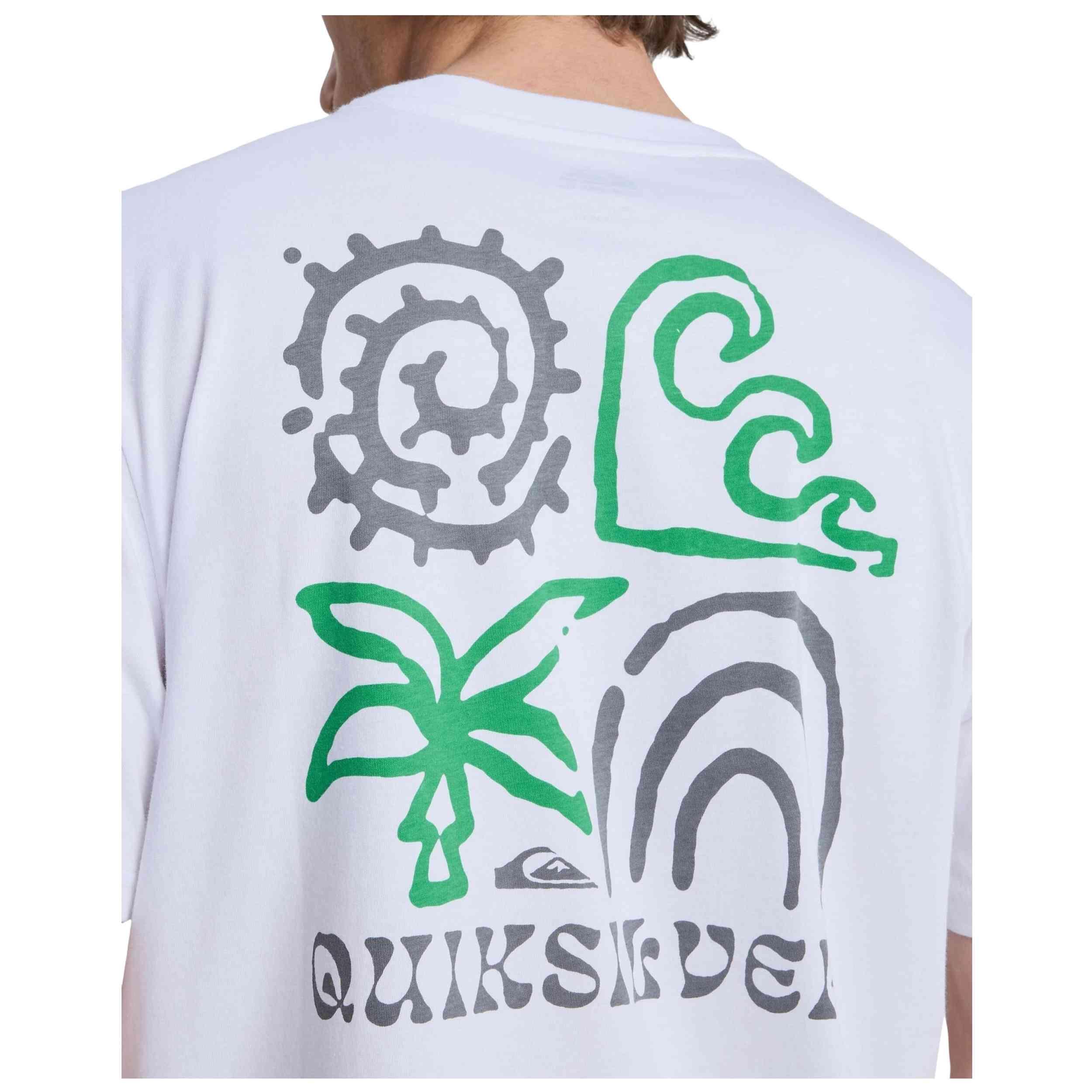 Maglia a maniche corte Quiksilver modello Tap In per uomini 5/5