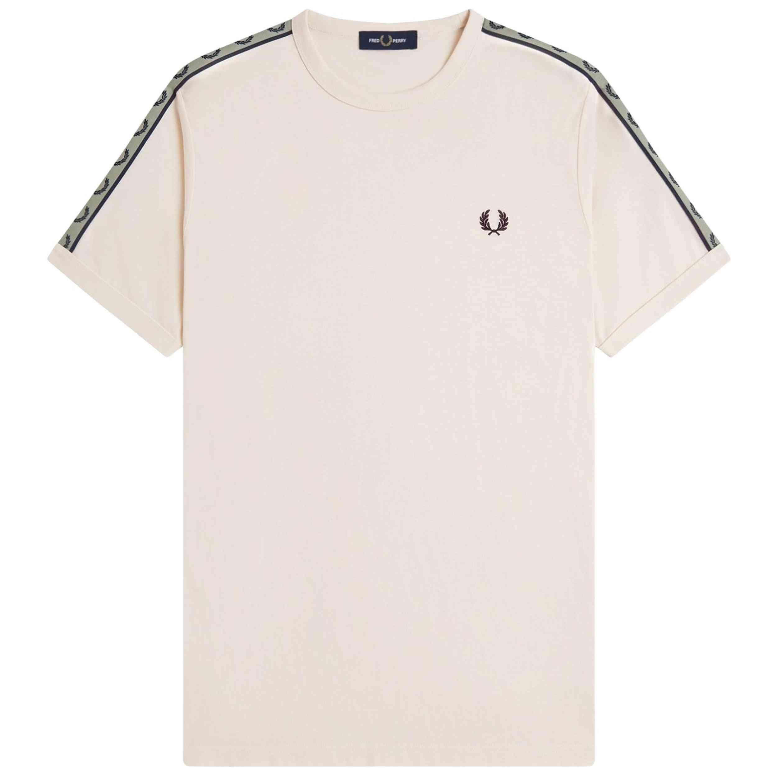 T-shirt met korte mouwen Fred perry model Contrast Tape Ringer T-Shi voor mannen 3/5