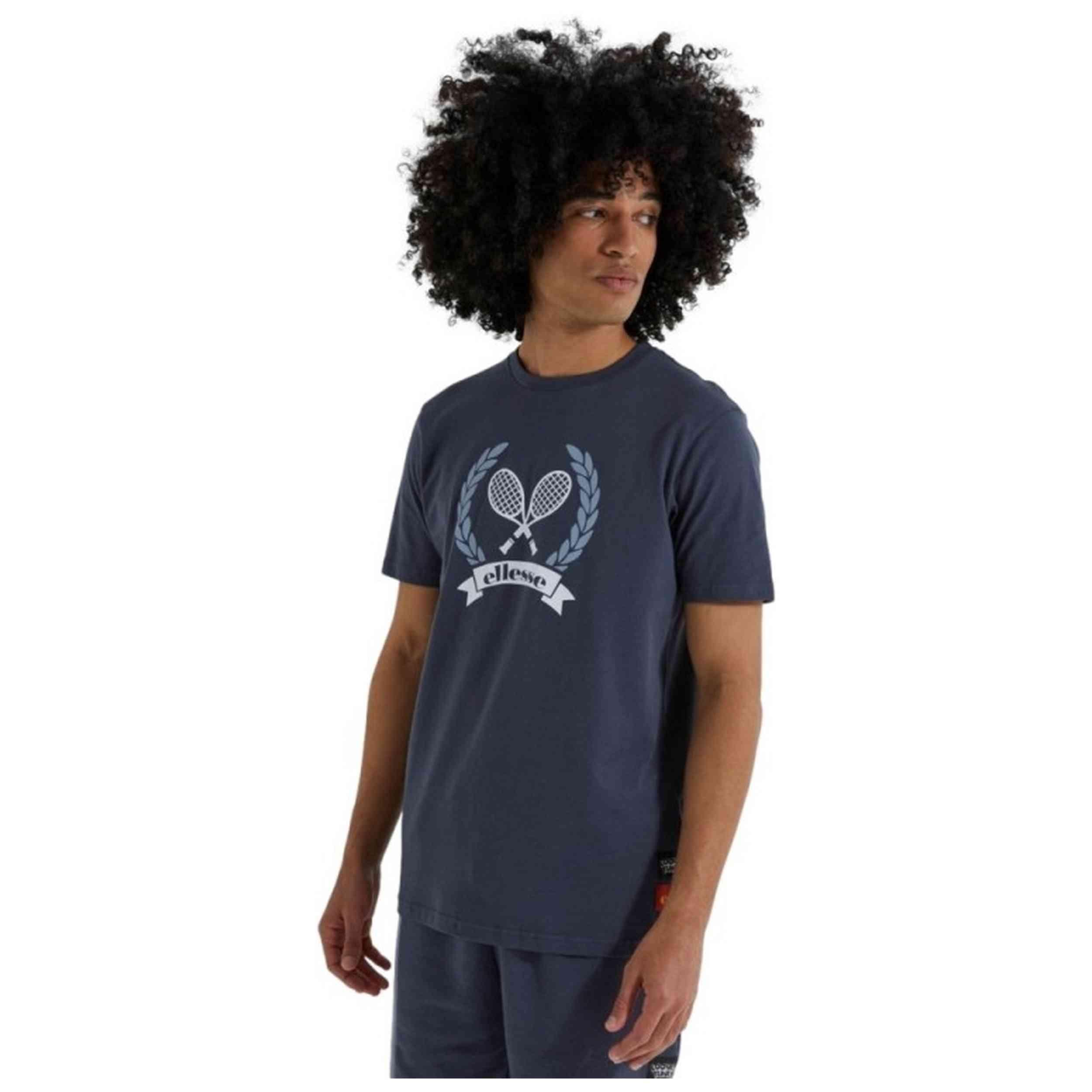 T-shirt Ellesse modèle Tazennis pour unisexe enfants 2/3