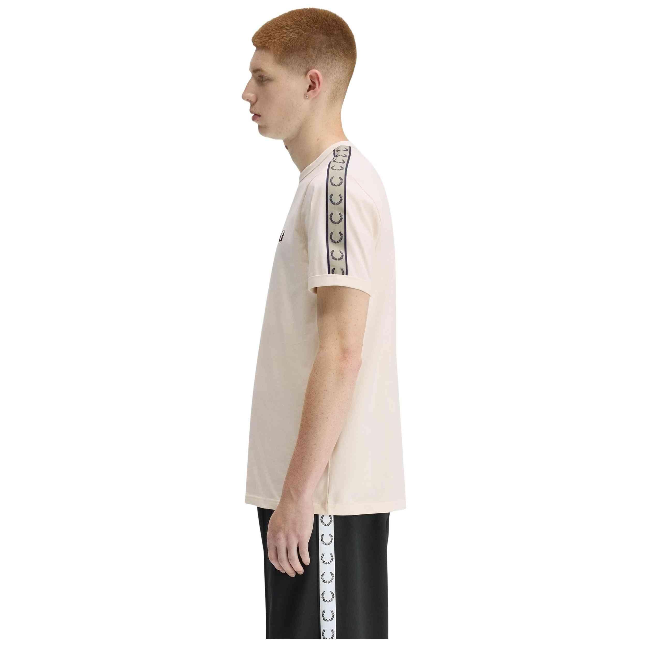 T-shirt met korte mouwen Fred perry model Contrast Tape Ringer T-Shi voor mannen 2/5