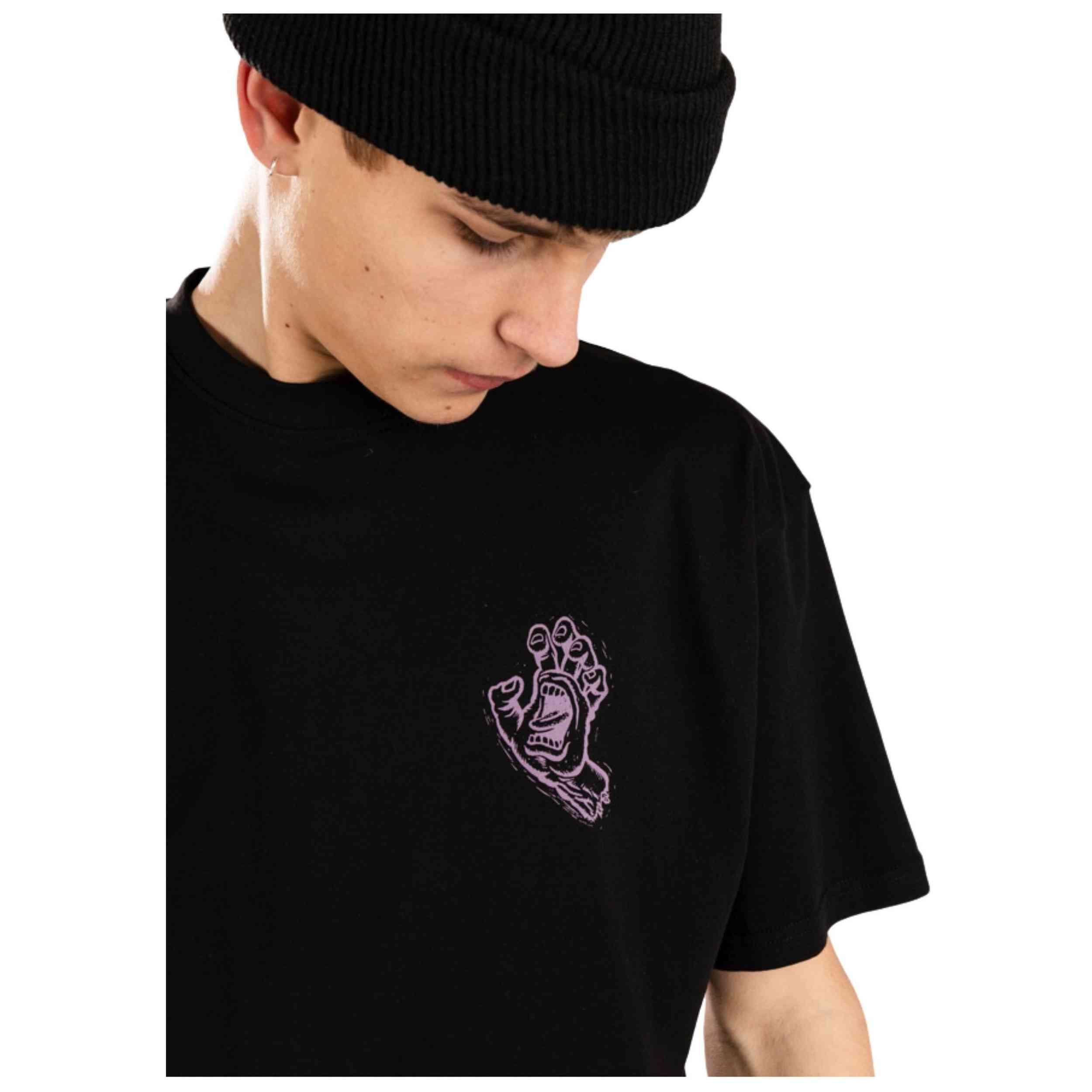 Maglia a maniche corte Santa cruz modello Screaming Hand T-Shirt per unisex 2/5