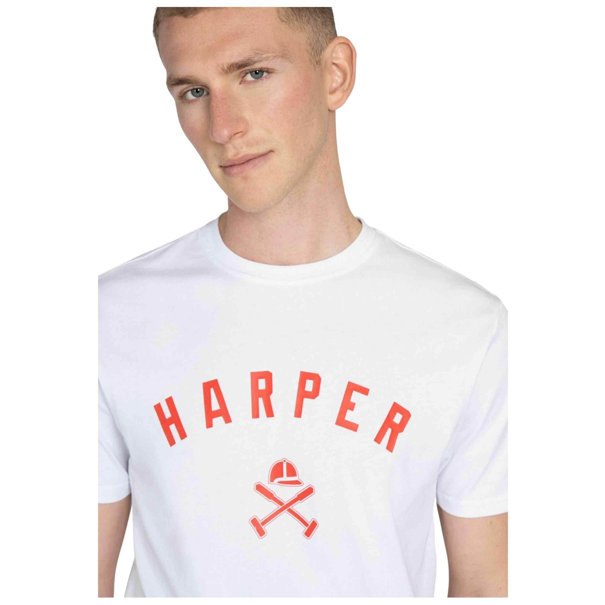Maglia a maniche corte Harper & neyer modello New England per uomini 4/5