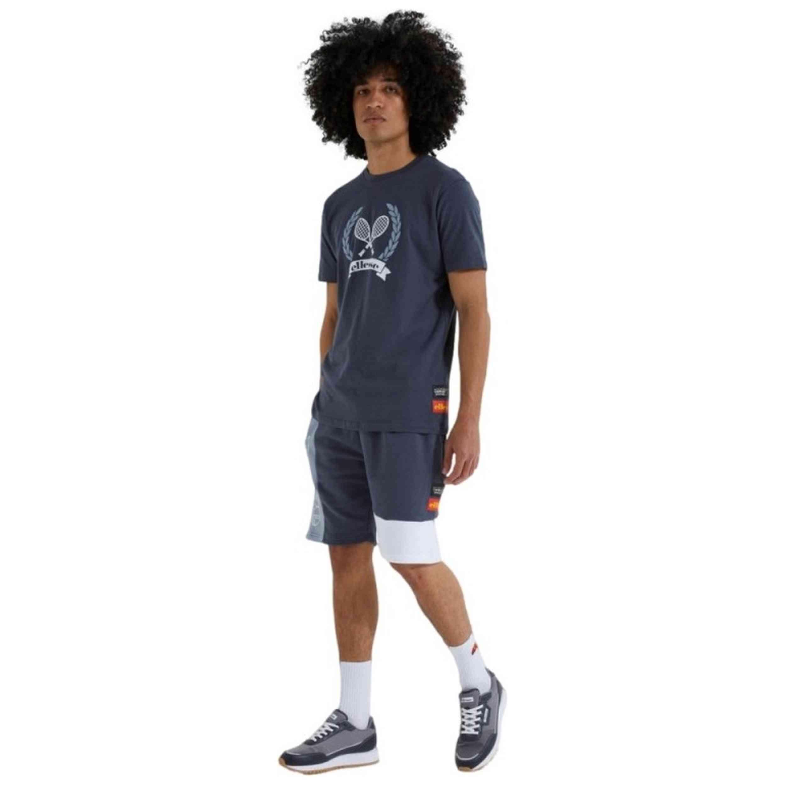T-shirt Ellesse modèle Tazennis pour unisexe enfants 1/3