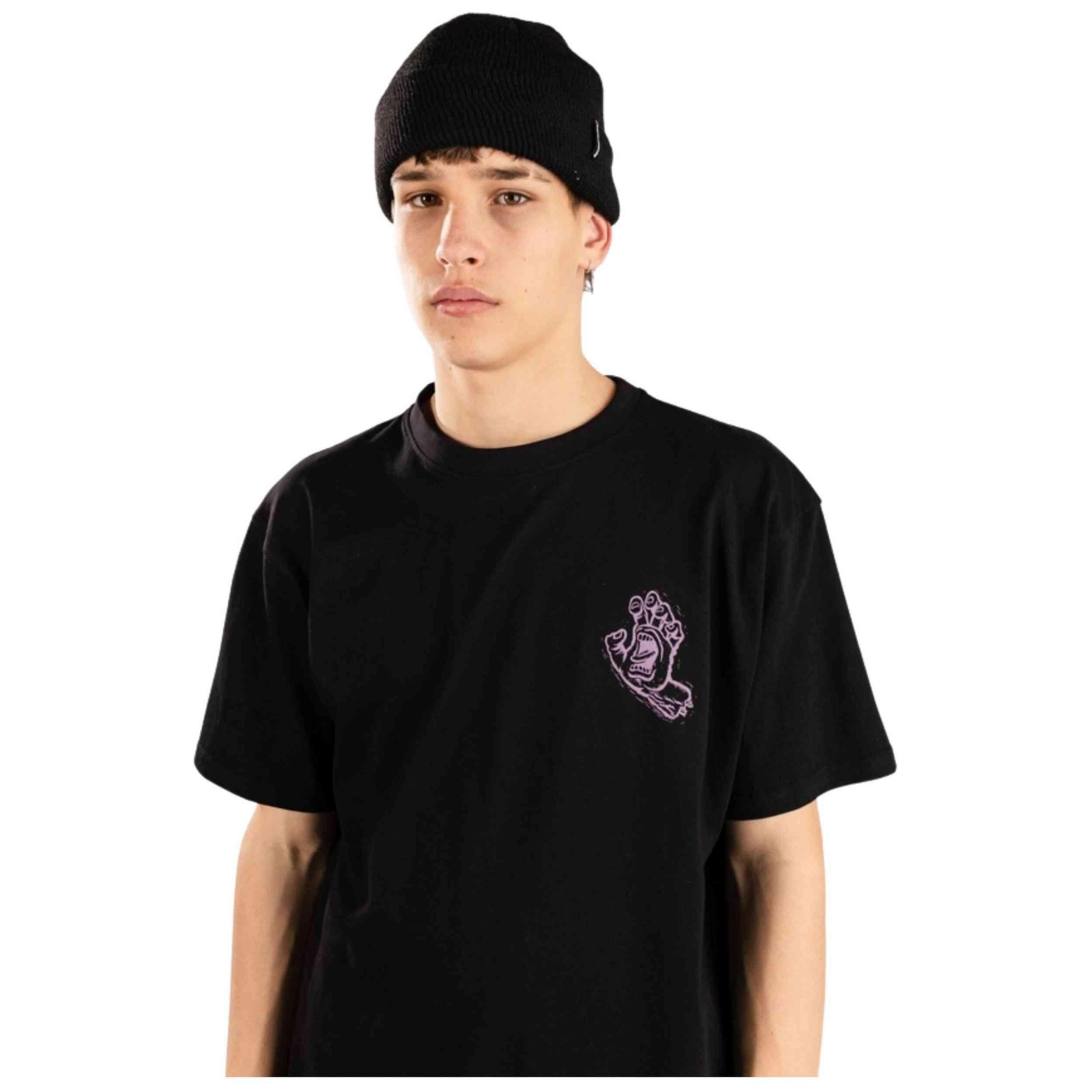 Maglia a maniche corte Santa cruz modello Screaming Hand T-Shirt per unisex 5/5