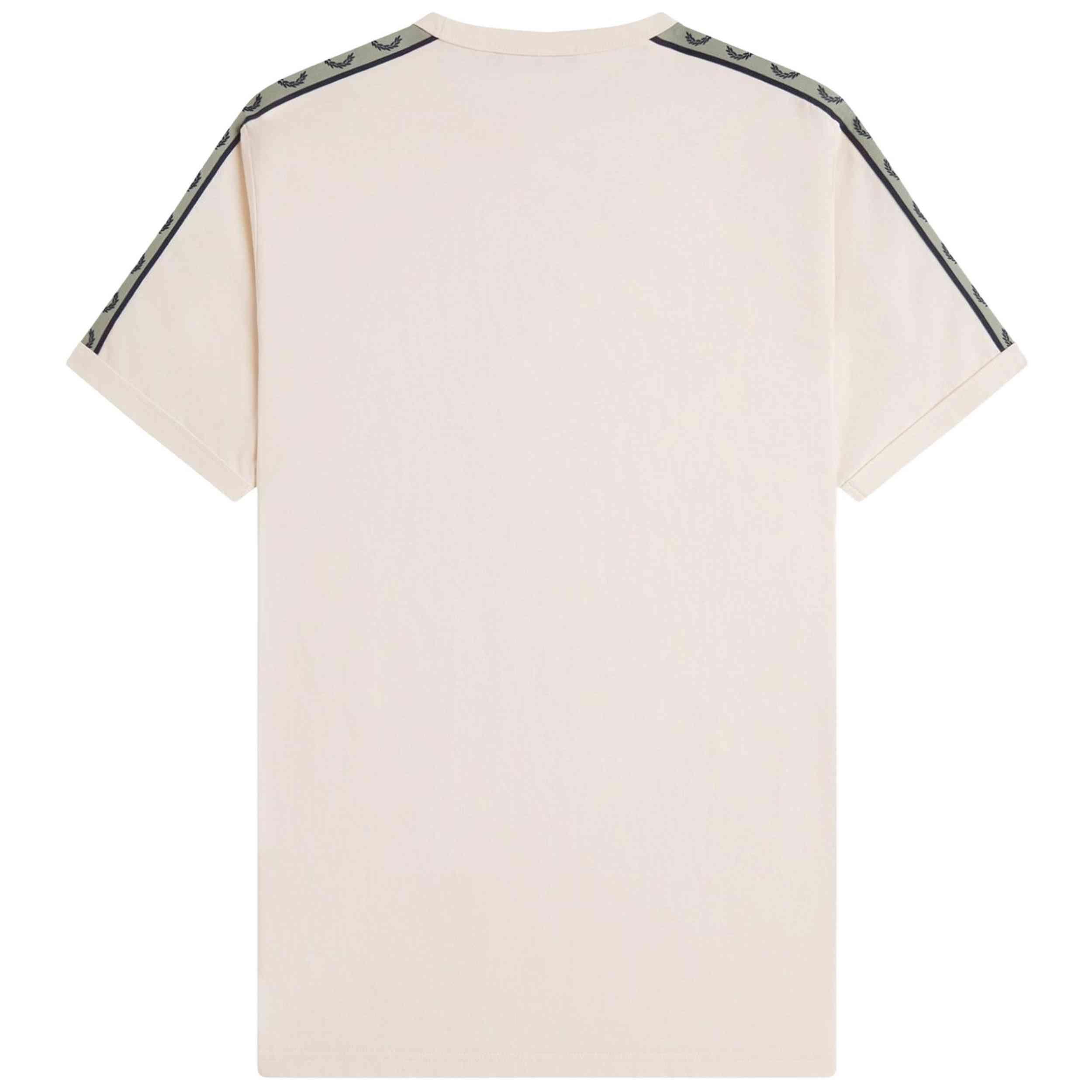 T-shirt met korte mouwen Fred perry model Contrast Tape Ringer T-Shi voor mannen 4/5