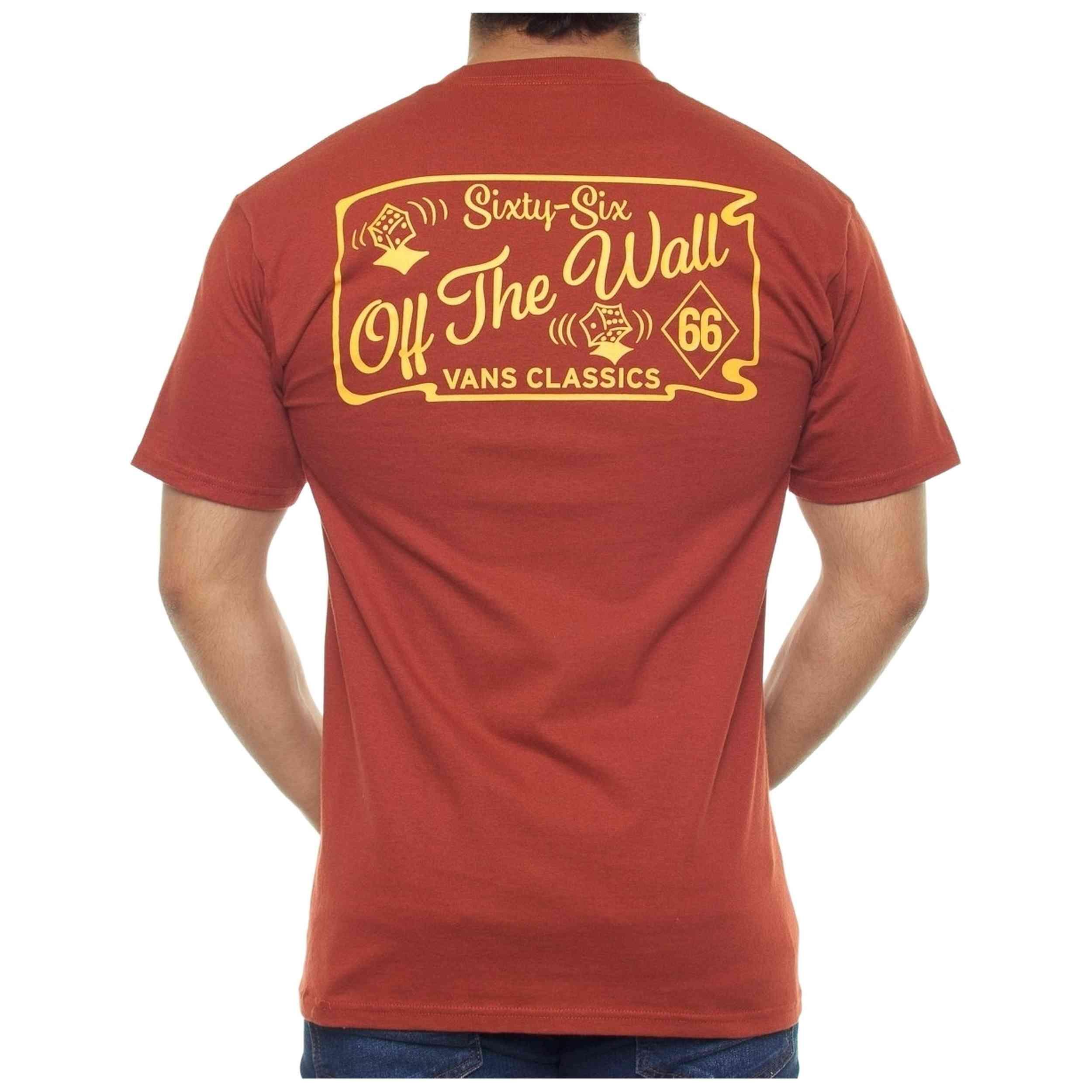 T-shirt met korte mouwen Vans model VN0008SAADU-MARRON voor mannen 2/3