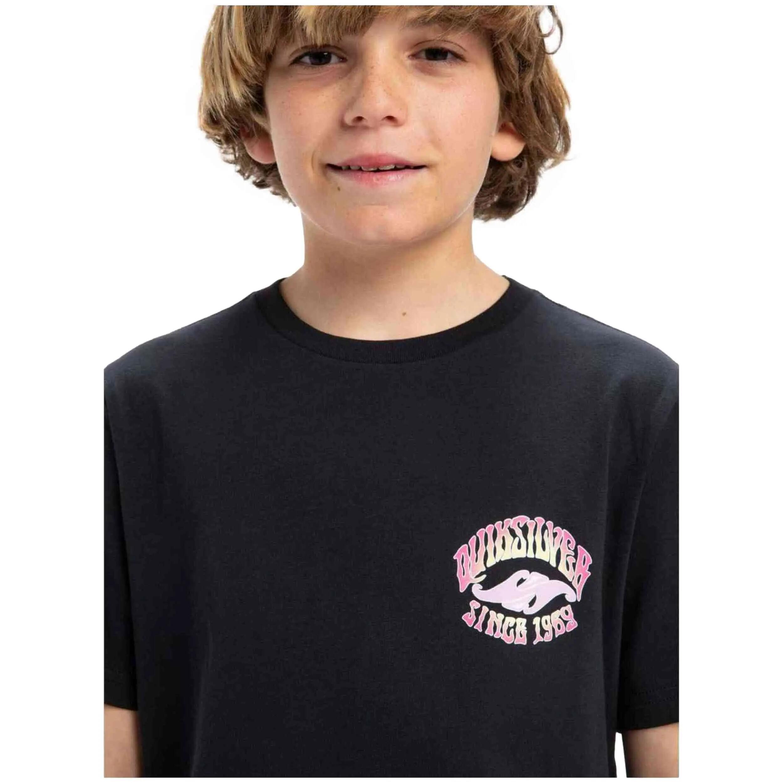 T-shirt Quiksilver modelo EQBZT04853-KVJ0 para crianças 3/4