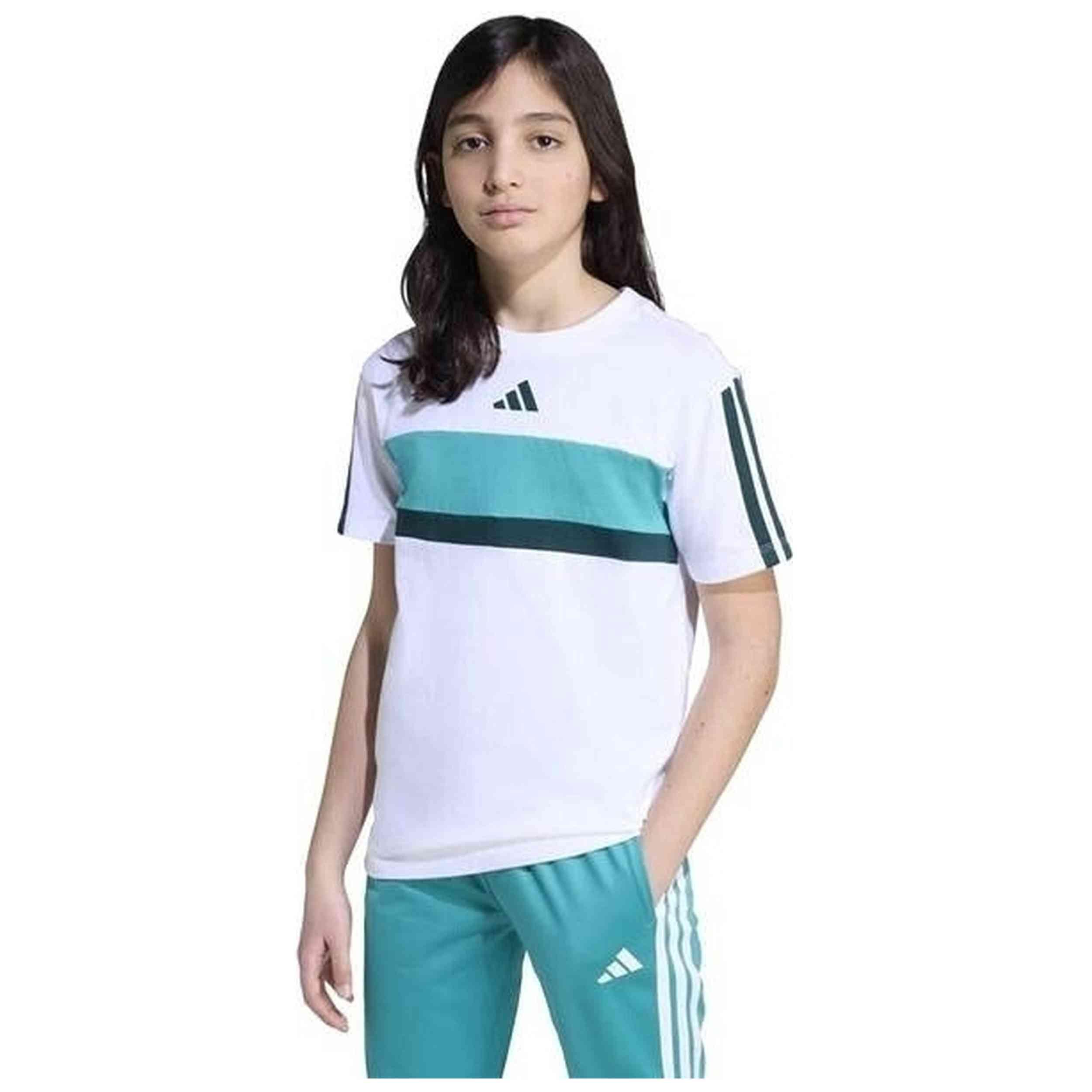 T-shirt Adidas modèle adidas Camiseta Seasonal Essentials T pour unisexe enfants 2/5