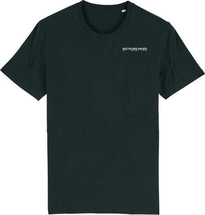Çois 'Secteurs Pavés Roubaix' Unisex T-Shirt Zwart