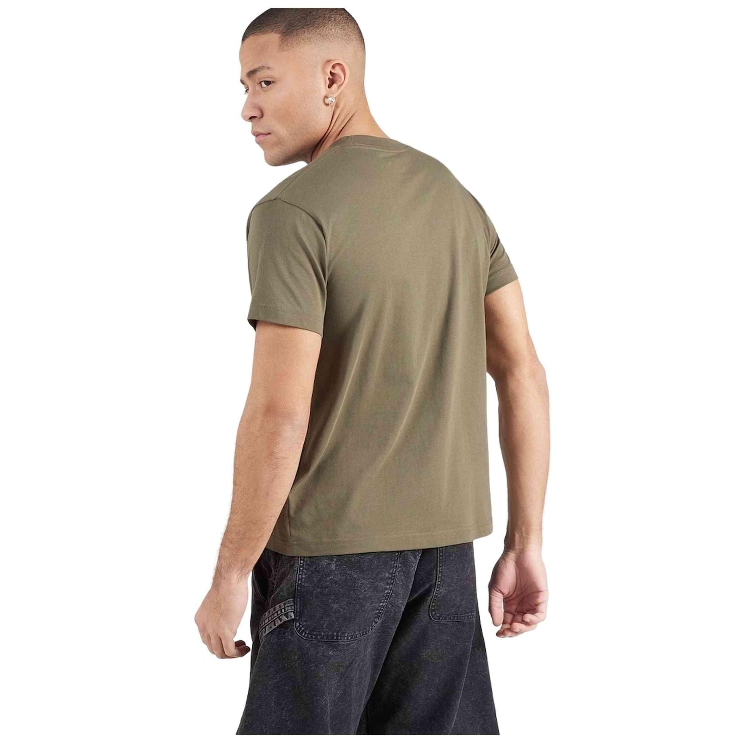 T-shirt met korte mouwen Vans model LEFT CHEST SS Mossy Olive voor mannen 2/4