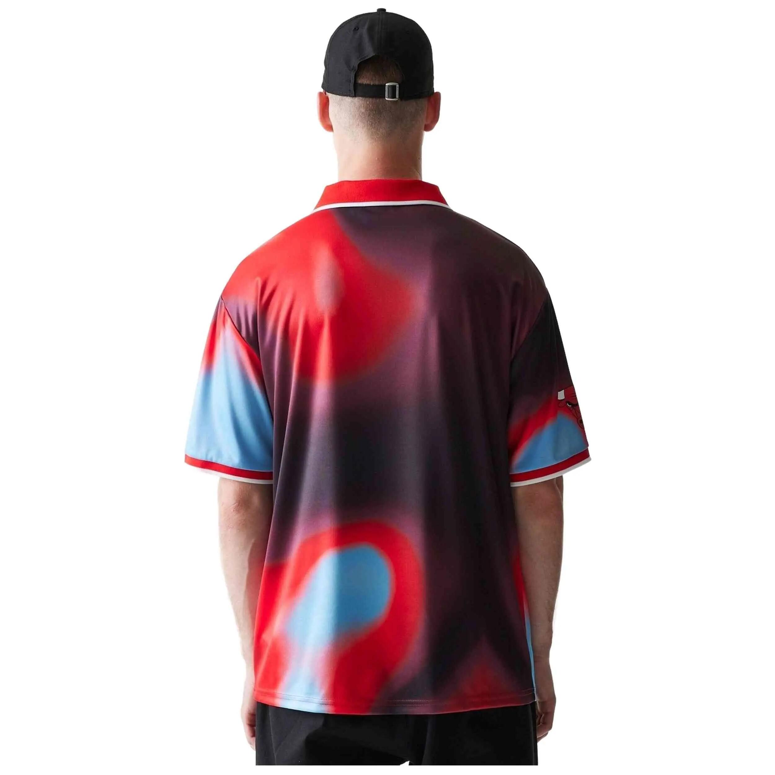 T-shirt New Era modelo NBA Chicago Bulls unisex para homem 3/5