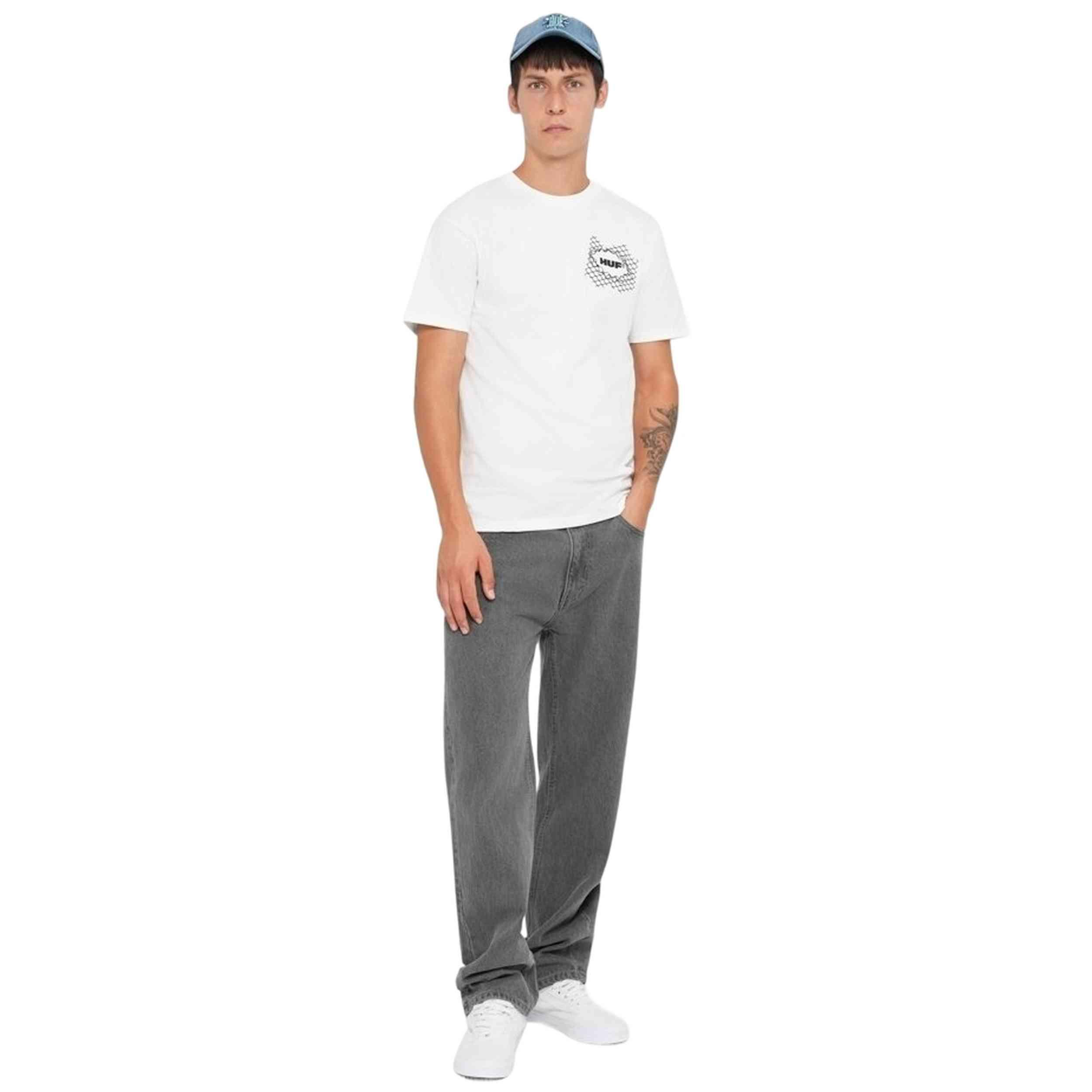 Maglia a maniche corte Huf modello THE DAWGS TEE per uomini 2/4