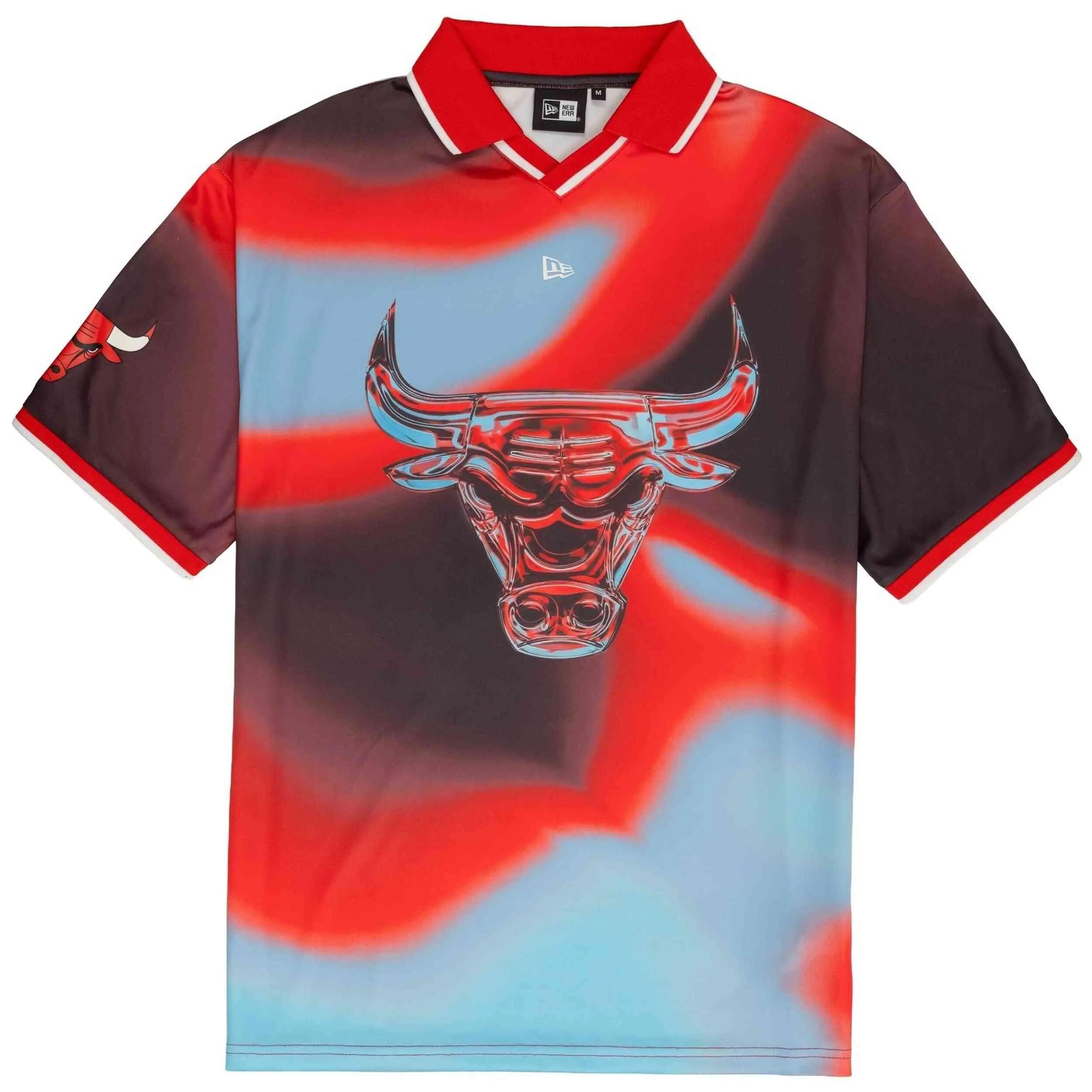 T-shirt New Era modelo NBA Chicago Bulls unisex para homem 4/5