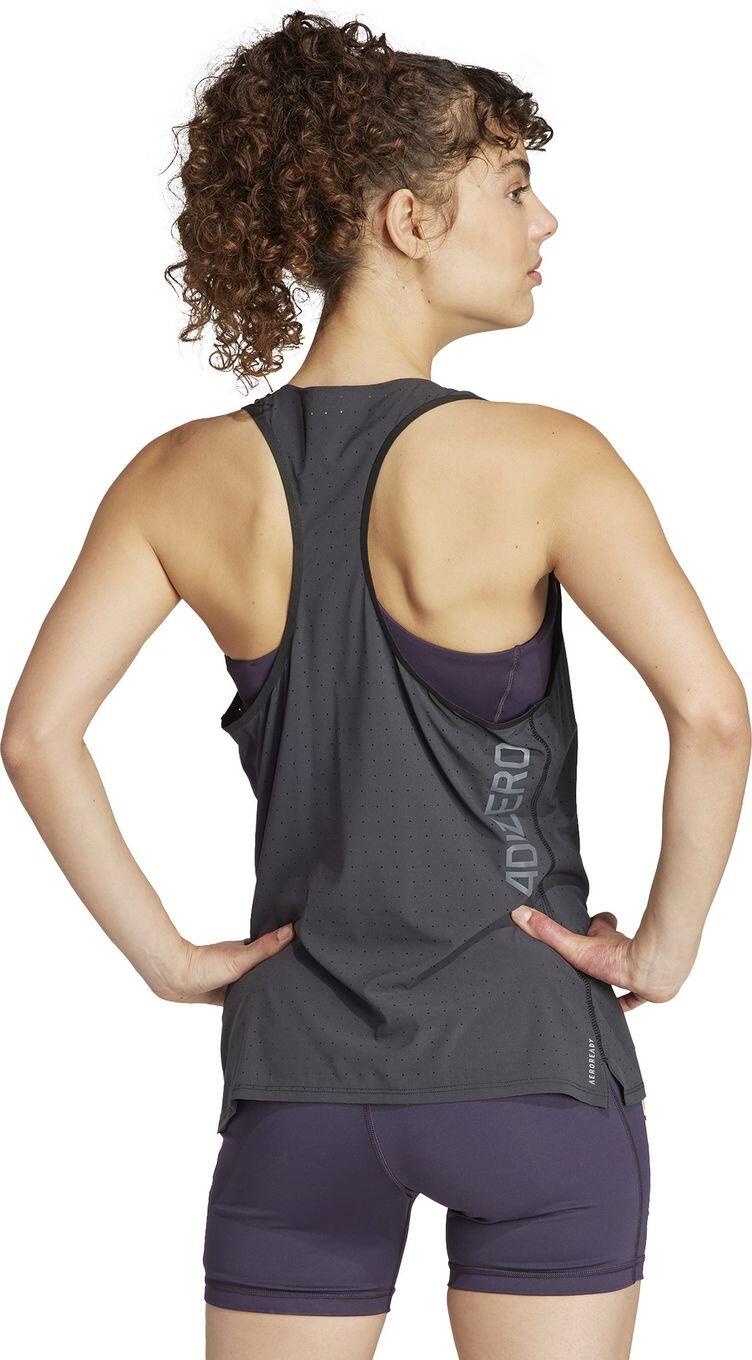 Débardeur adidas Adizero Noir Femme 2/5