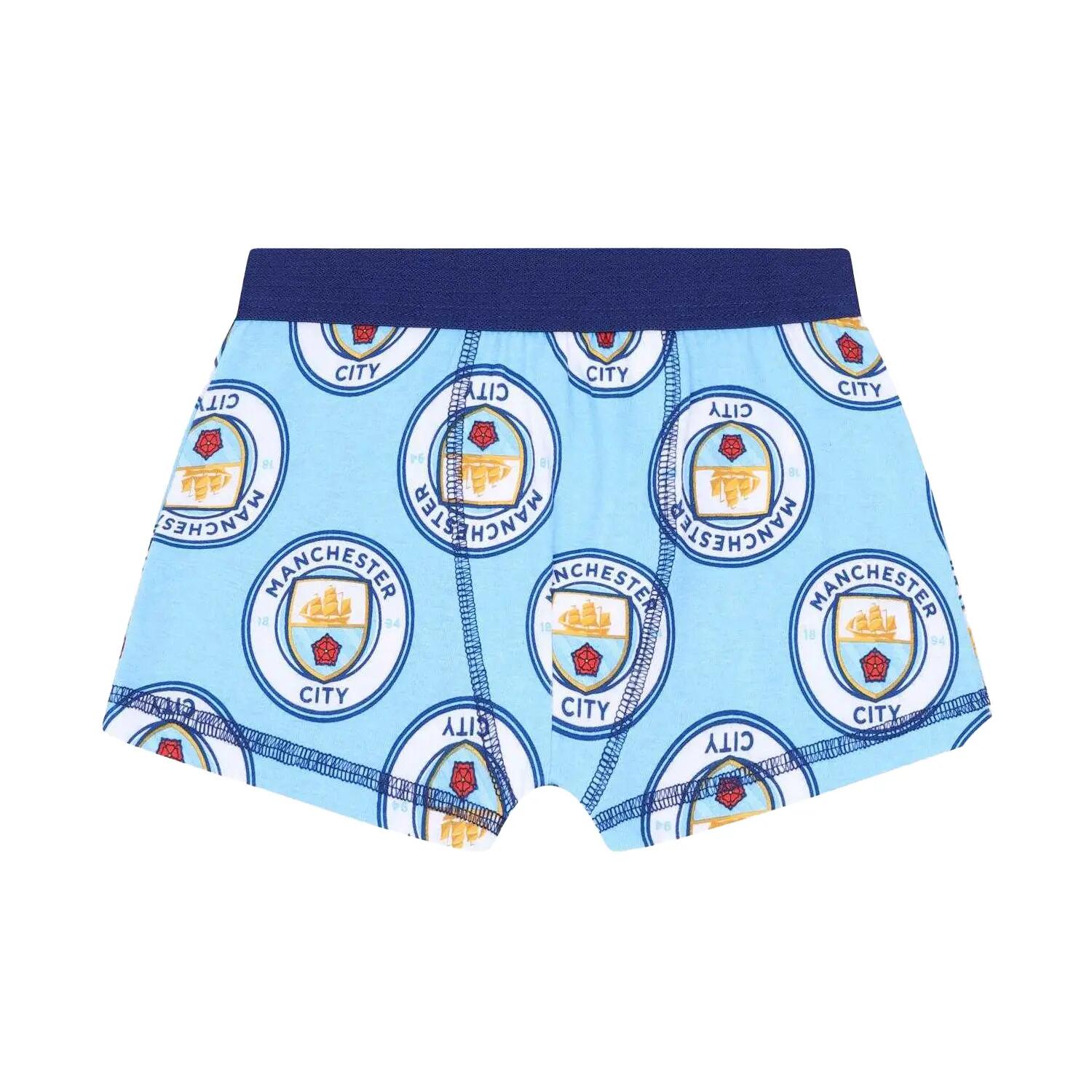 Boys Crest Top & Shorts Set (Blue) 4/5