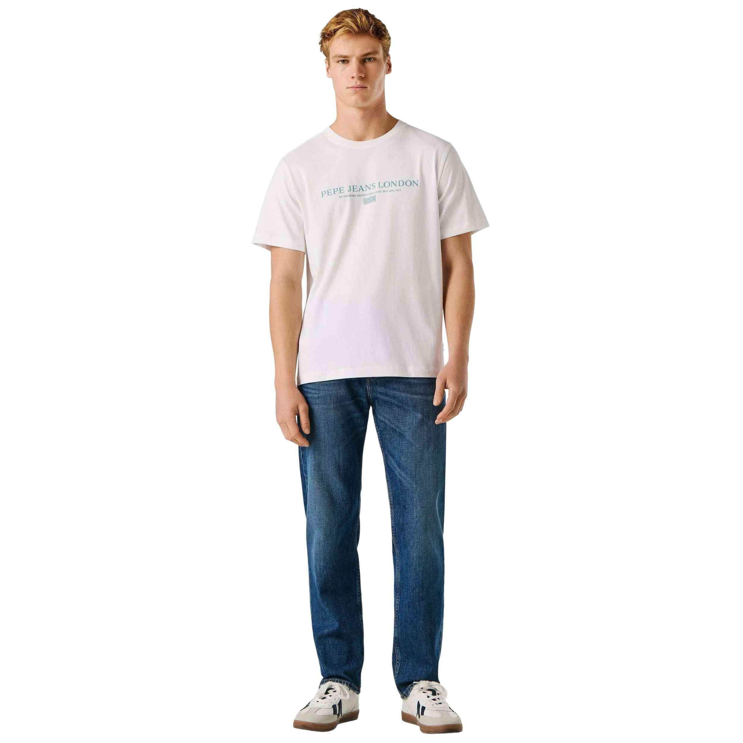 T-shirt Pepe jeans modèle SUMMER SEASONAL LOGO TEE pour homme 2/5