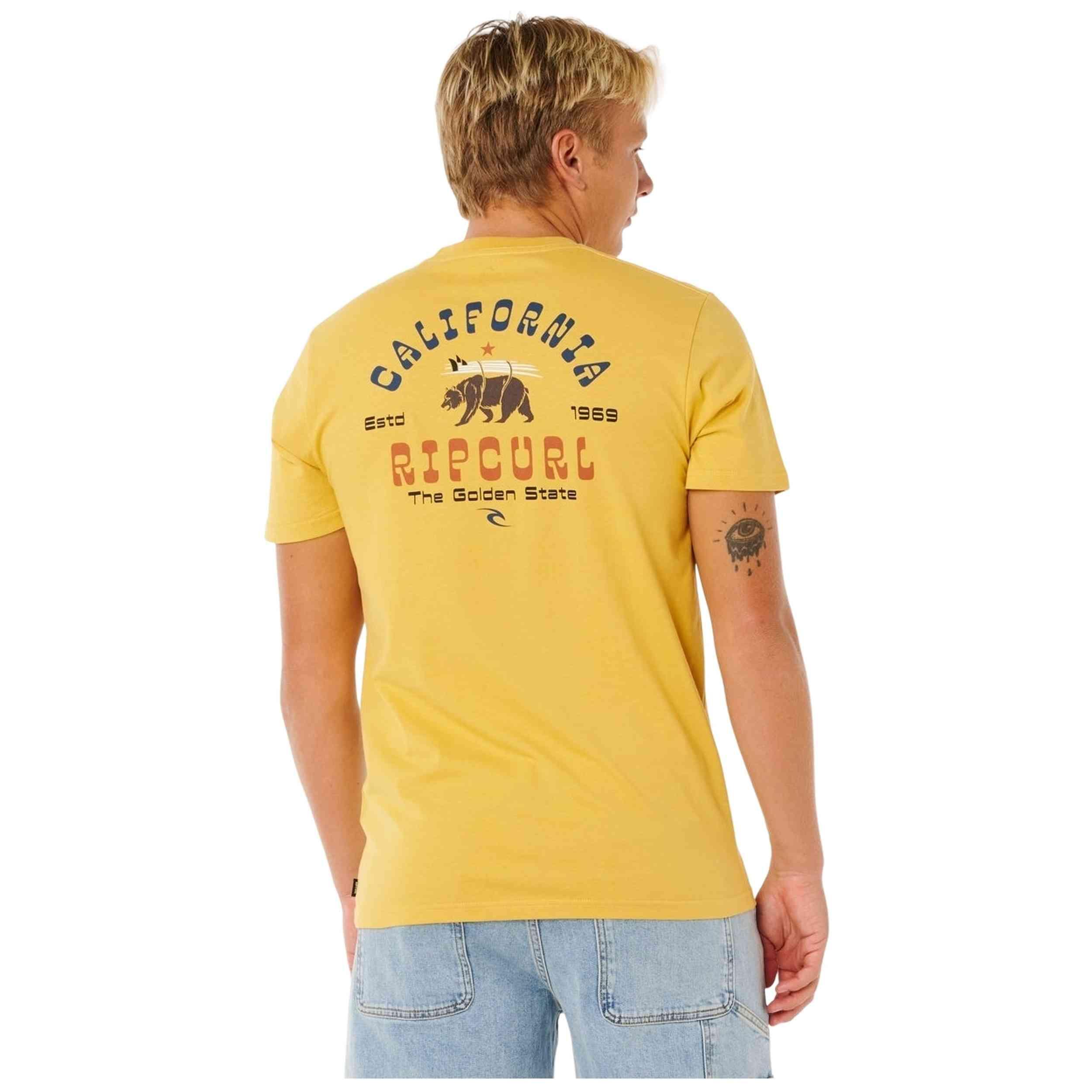 T-shirt Rip curl modèle Desti Animals Tee pour homme 3/5
