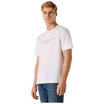 T-shirt met korte mouwen pepe jeans model summer seasonal logo tee voor mannen