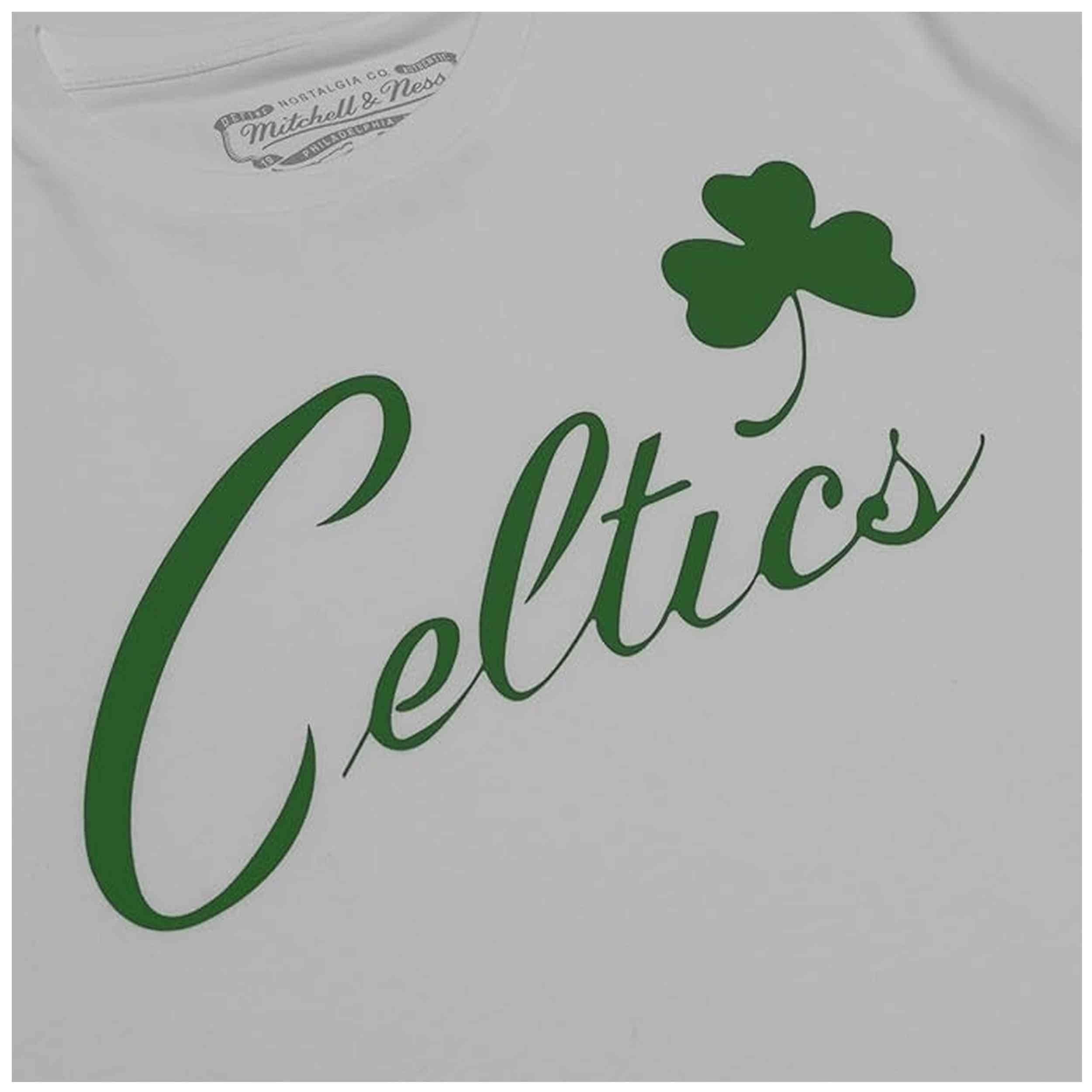 T-shirt Mitchell & ness modèle BMTRINTL1268BCEWHIT pour homme 2/4