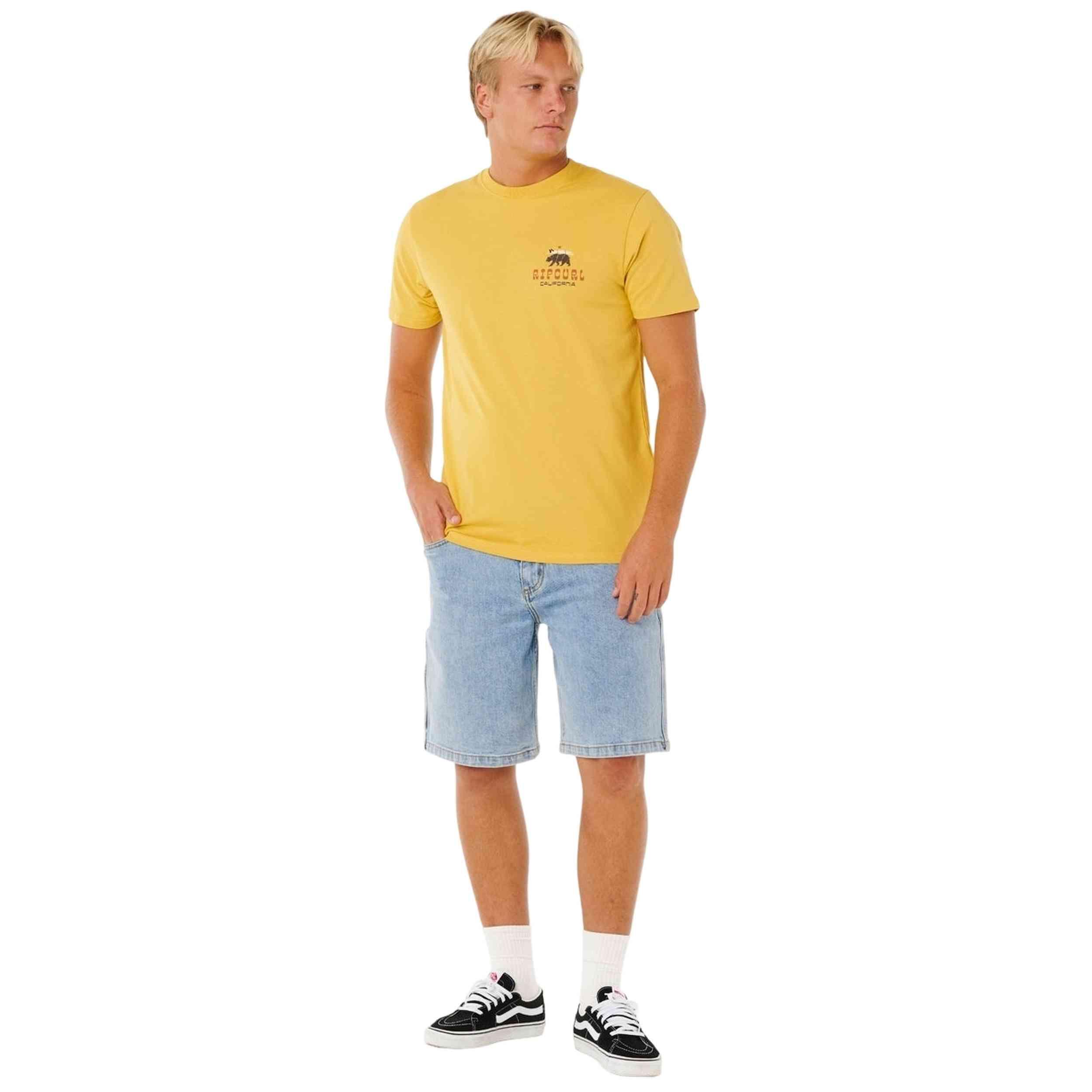 T-shirt Rip curl modèle Desti Animals Tee pour homme 4/5
