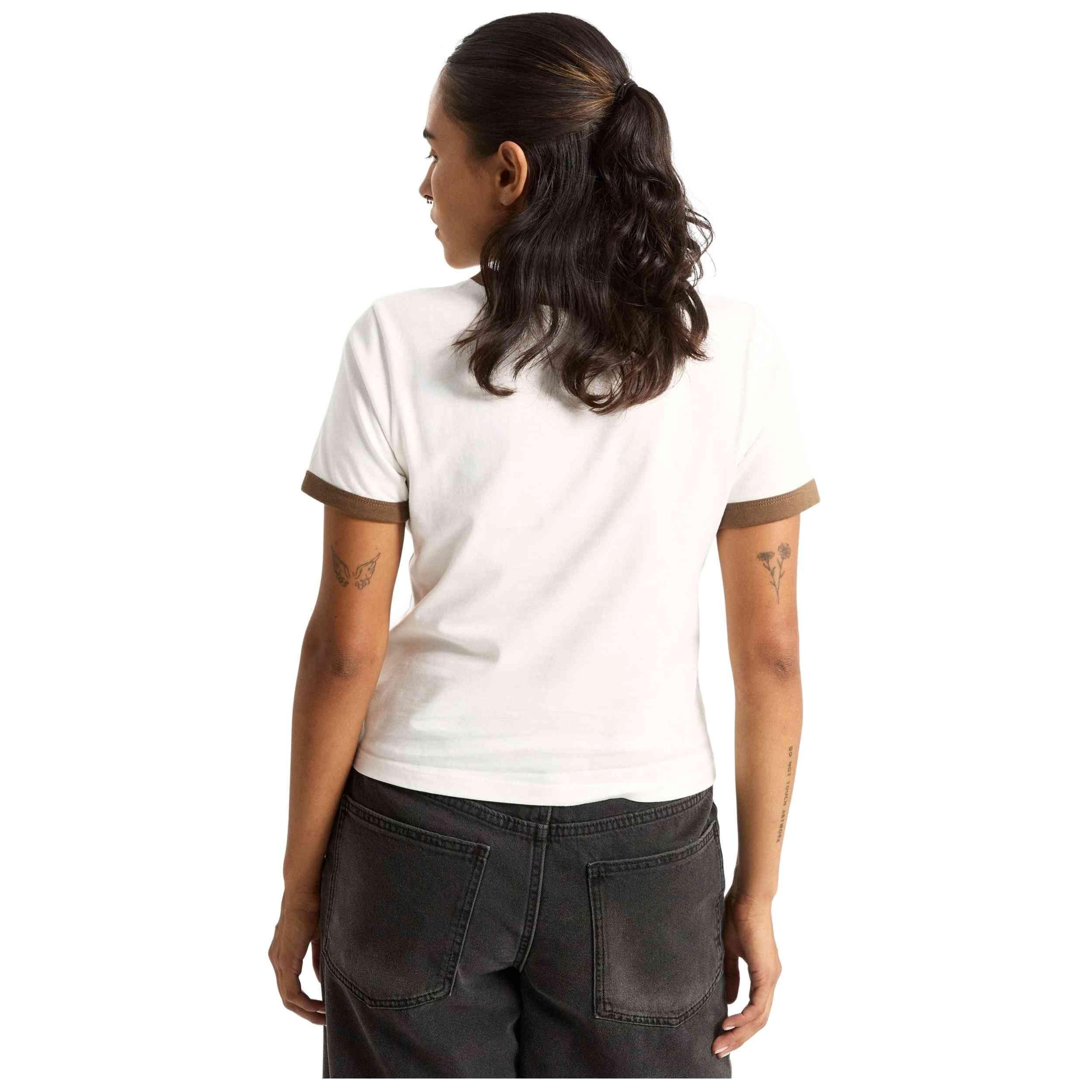 T-shirt Vans modèle W CENTER CHEST pour femmes 3/5