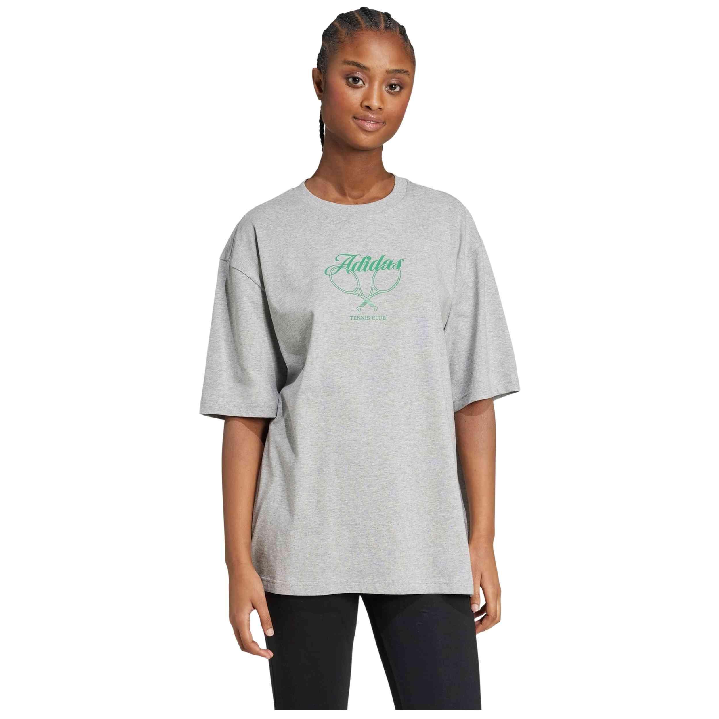 T-shirt met korte mouwen Adidas model W INTL SS T voor vrouwen 4/5