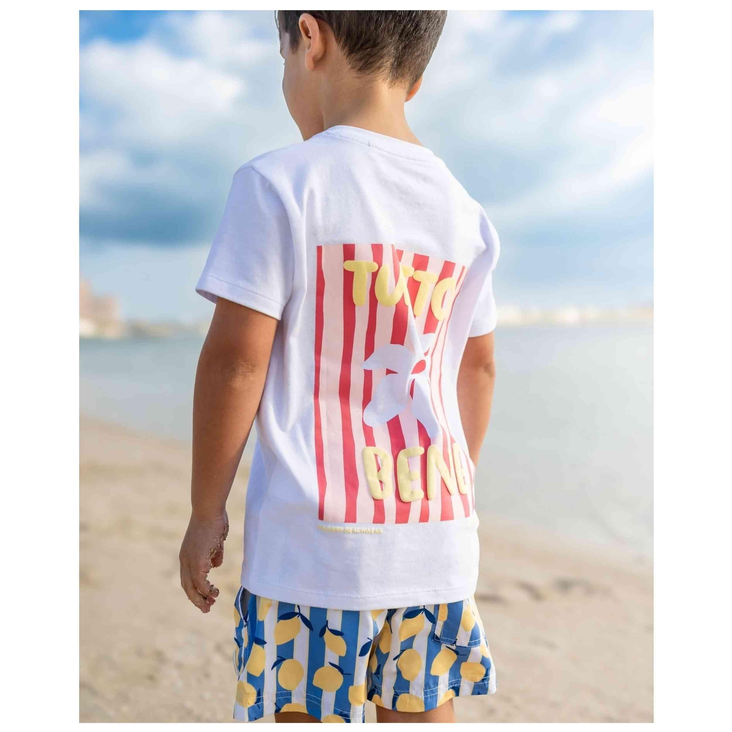 T-shirt Badawii modèle Camiseta Kids Algodón Diseño Tutto Bene pour enfants 5/5