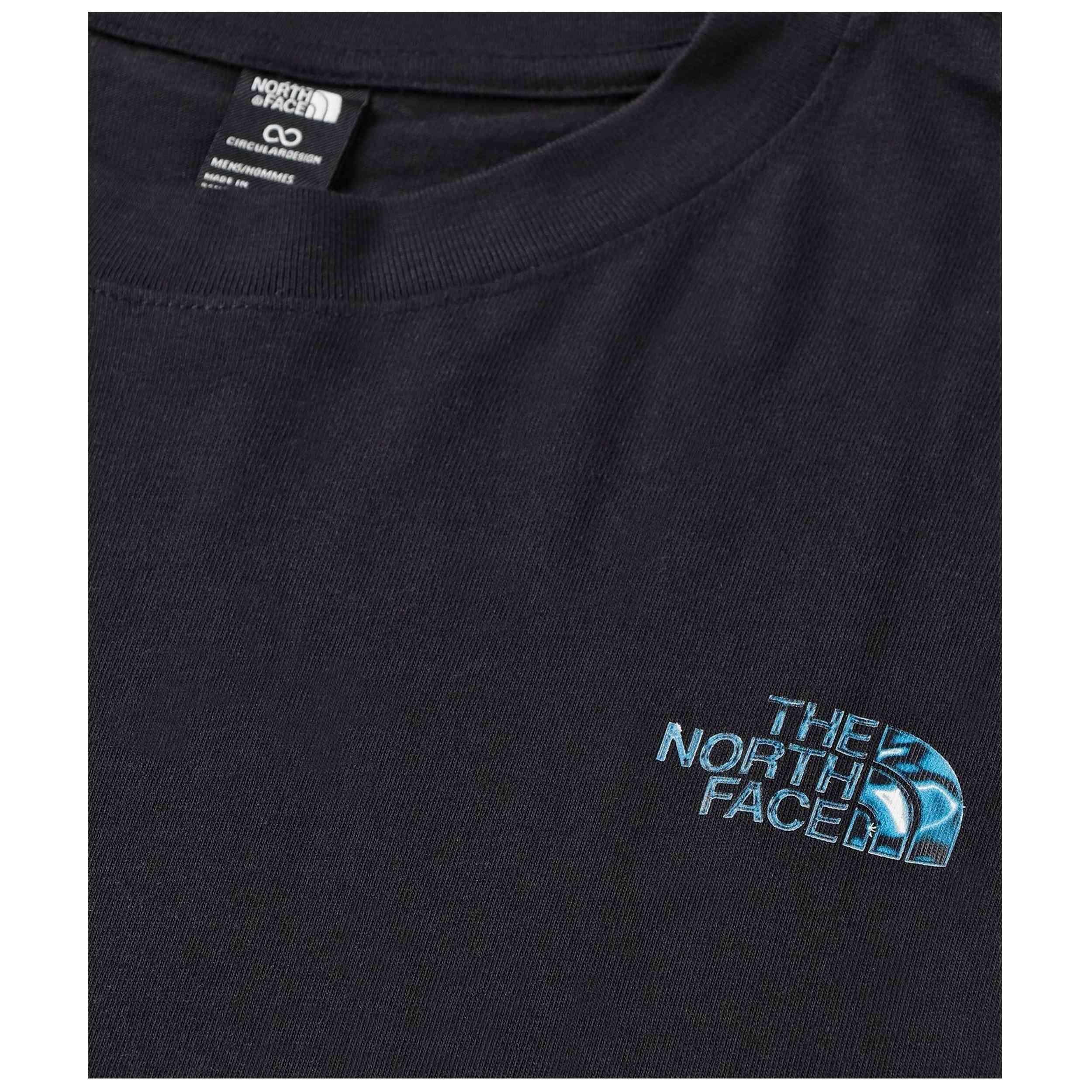 T-shirt The north face modèle Liquid Box NSE pour homme 4/4