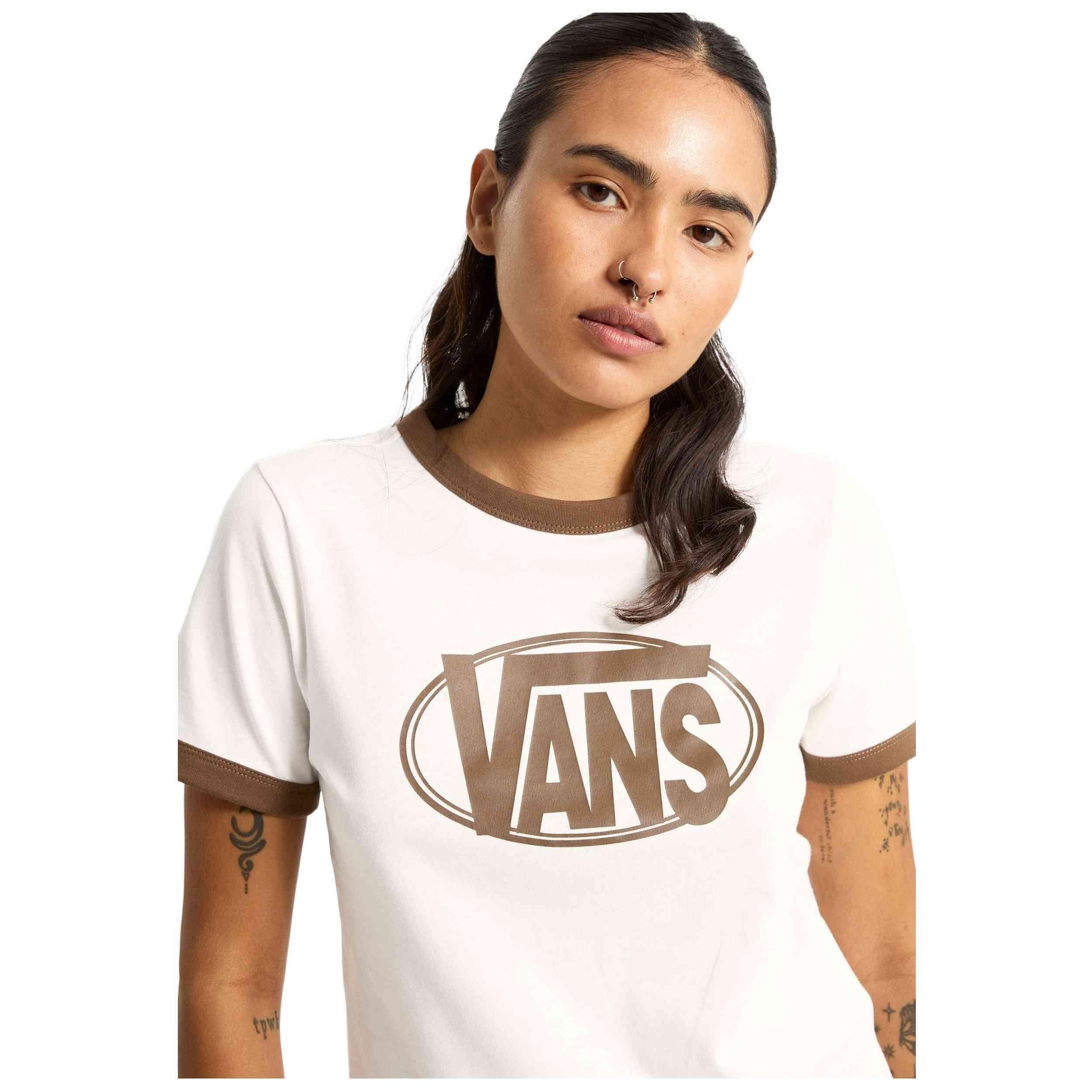 T-shirt Vans modèle W CENTER CHEST pour femmes 4/5