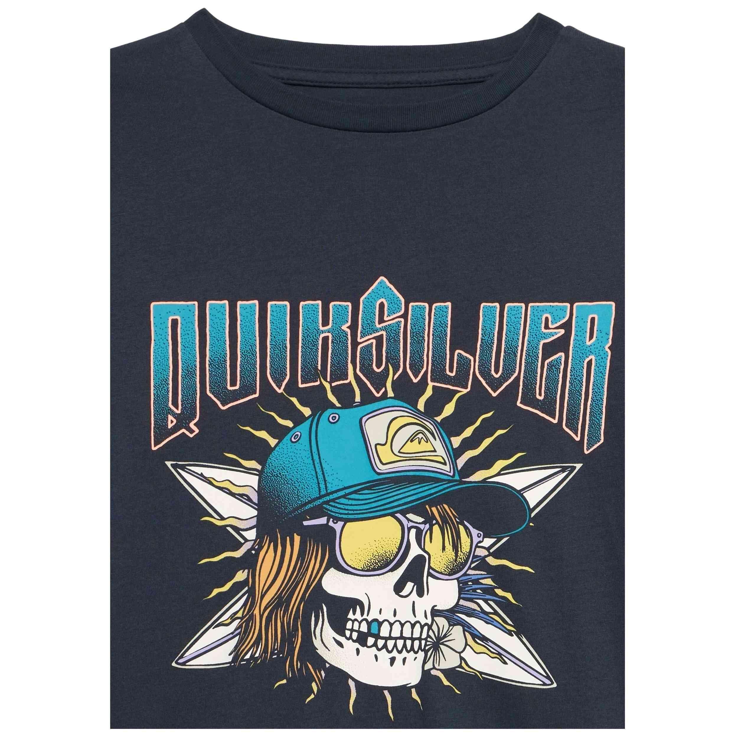 T-shirt met korte mouwen Quiksilver model skull voor jongens 4/5
